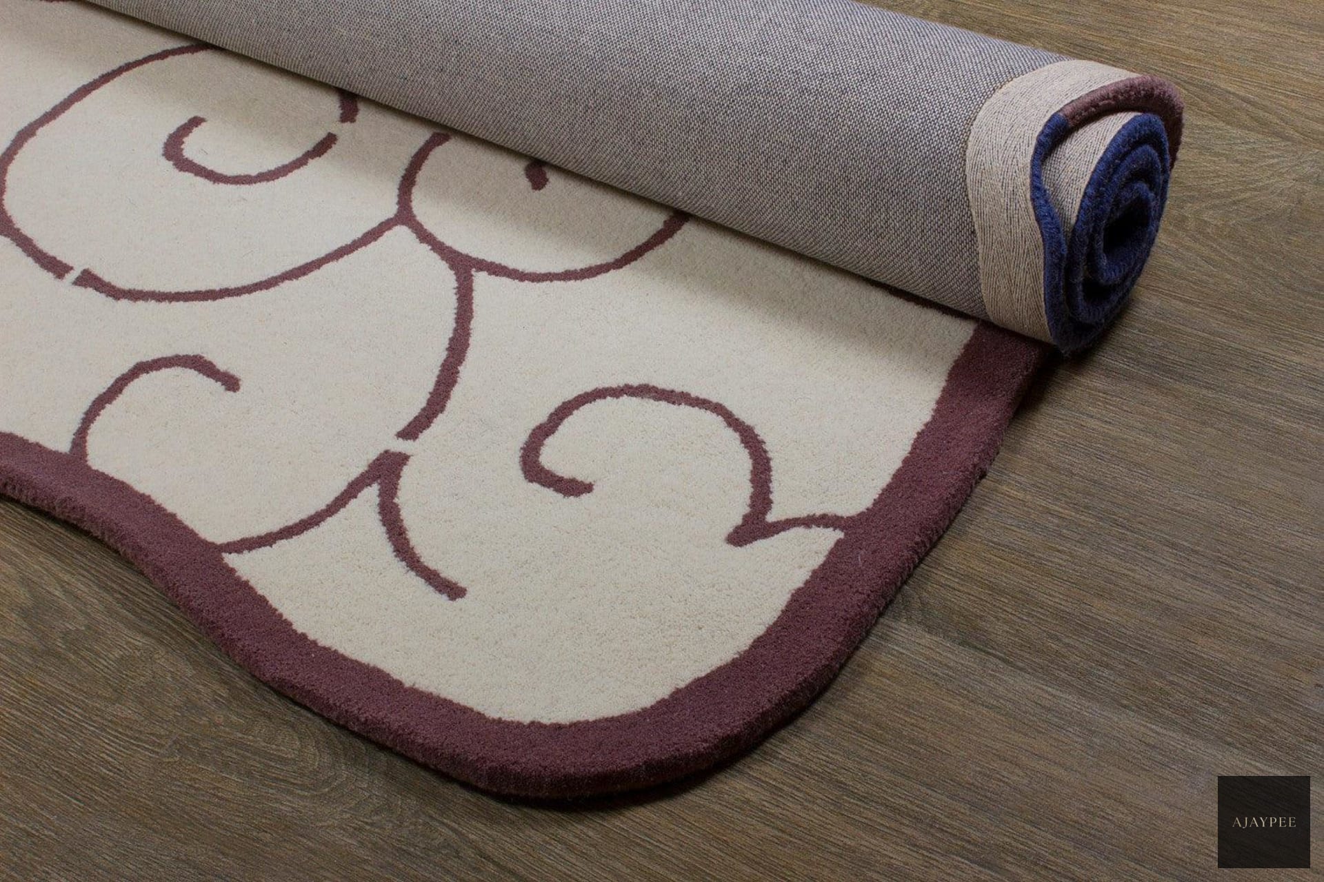 Wool HandTufted Carpet Antiguo - Cotton - Hand Tufted - Ajaypee Carpets (Thumbnail 2)
