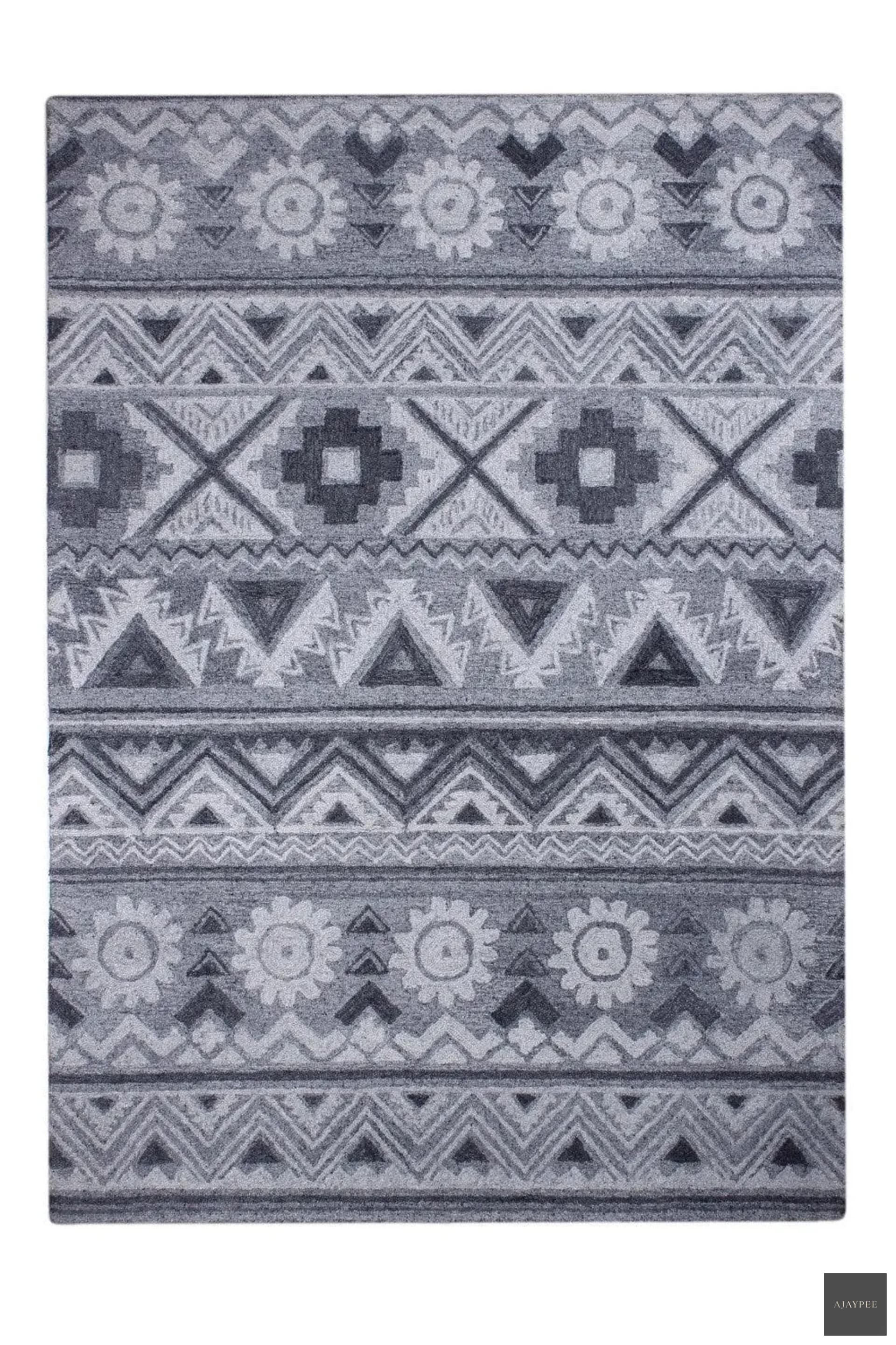 Bamboo Silk HandTufted Carpet-Heritage - Cotton - Hand Knotted - Ajaypee Carpets (View 1)