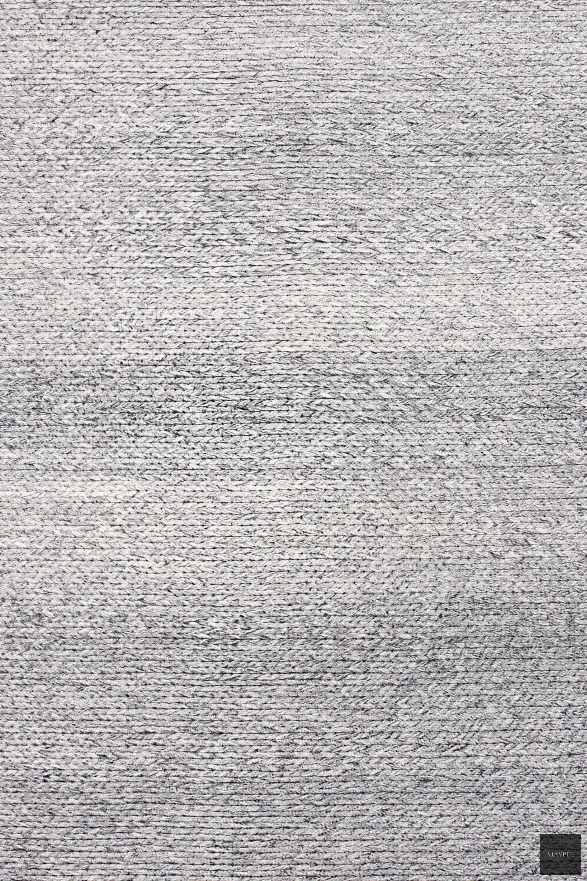 Bamboo Handwoven Rug  Somekh - Wool & Silk Blend - Flatweave - Ajaypee Carpets (Thumbnail 3)