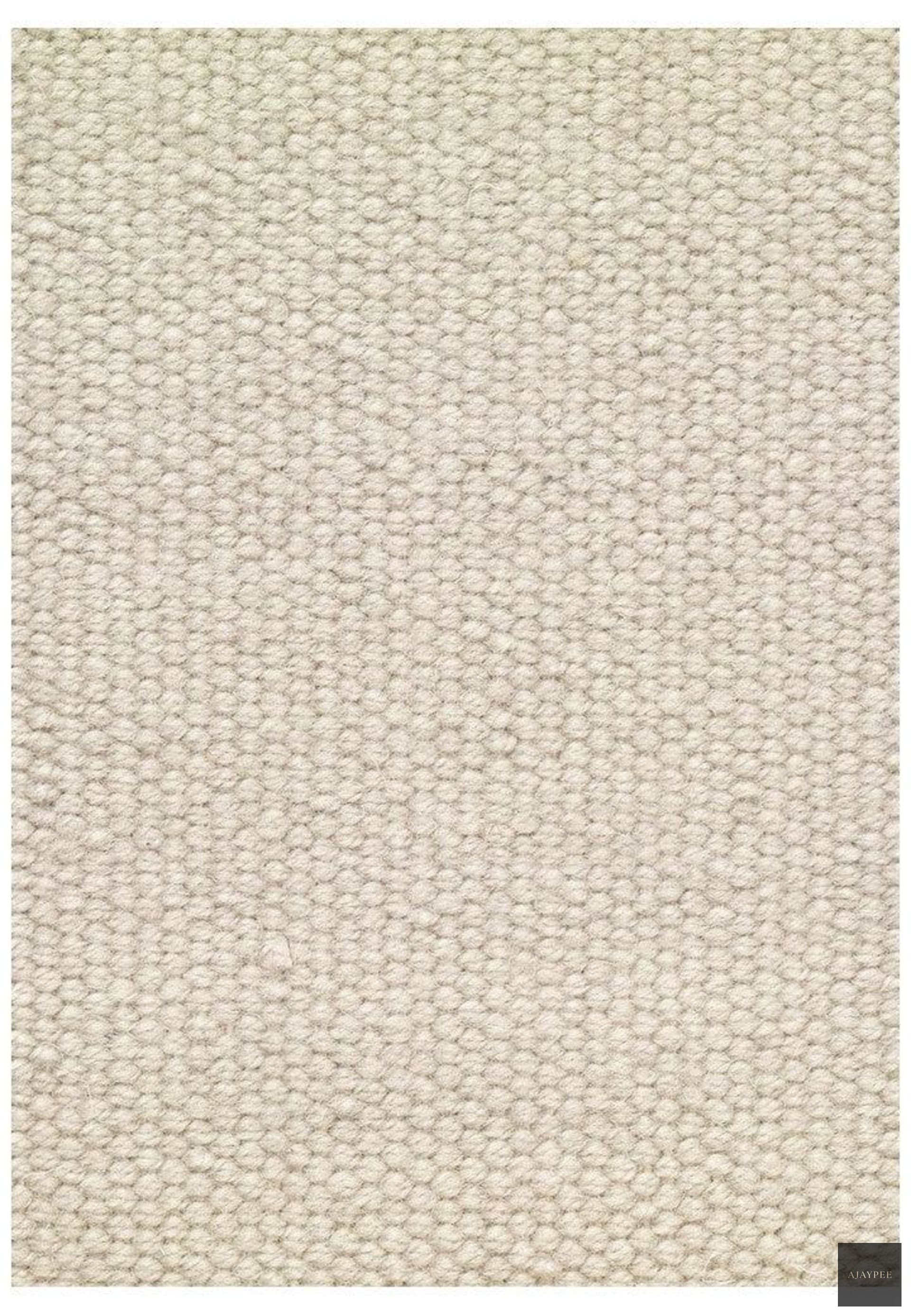 Woolen Handwoven Dhurry Plain Taupe - Cotton - Hand Woven - Ajaypee Carpets (View 1)