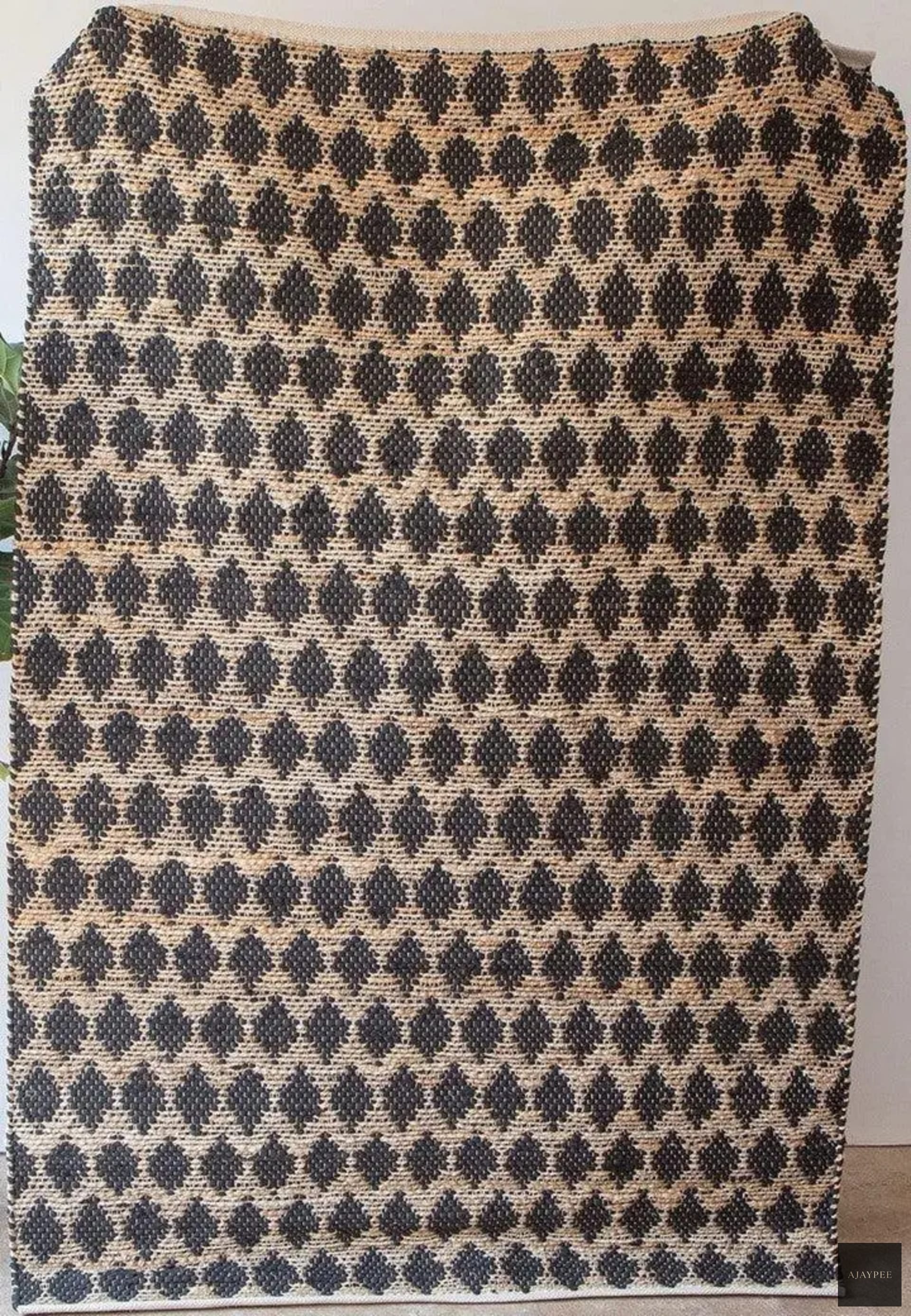 Cotton & Hemp Handwoven Rug:Tahiti - Jute - Hand Woven - Ajaypee Carpets (View 1)
