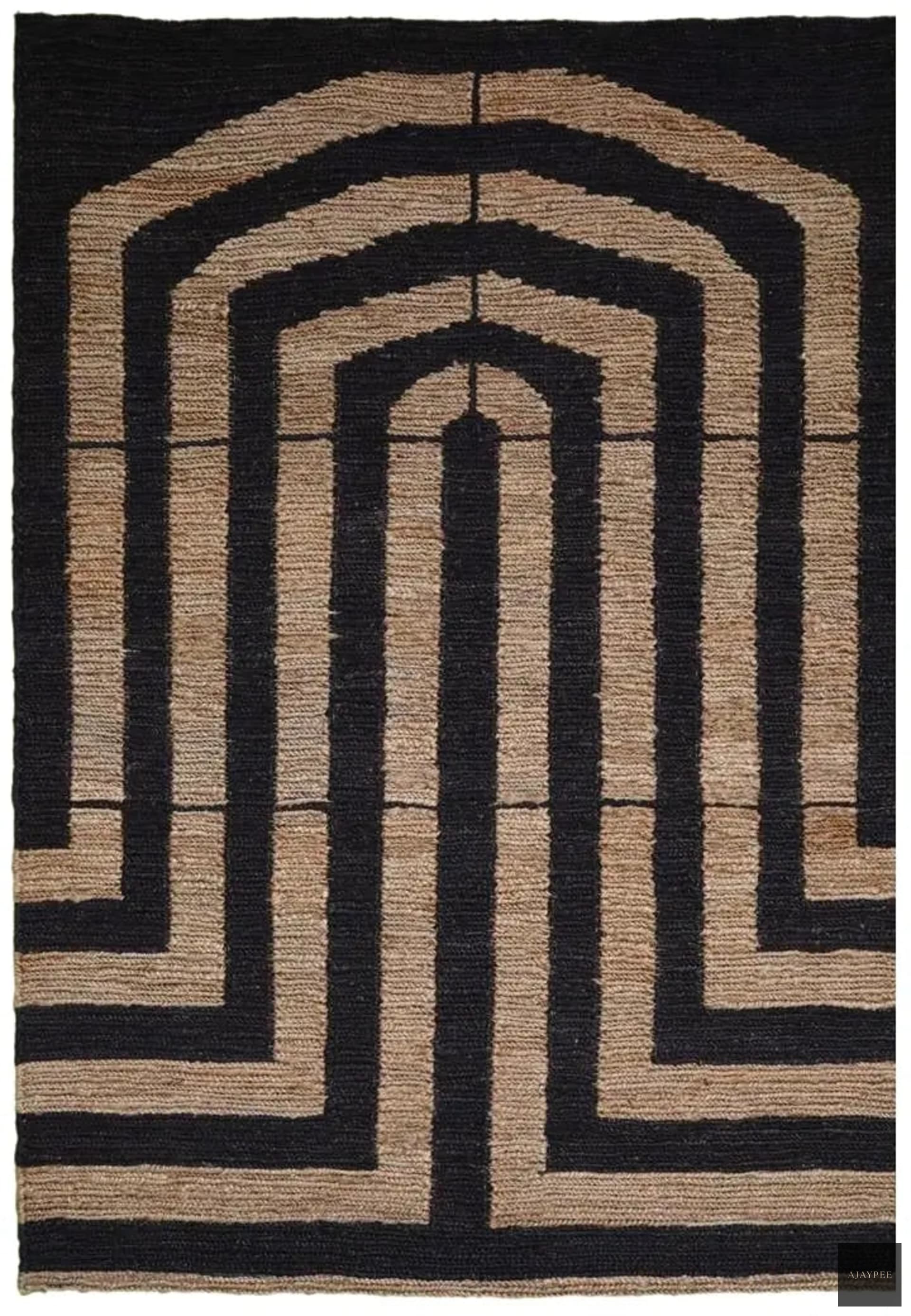 Hemp Hand Woven Rug  Amy - Jute - Flatweave - Ajaypee Carpets (View 1)