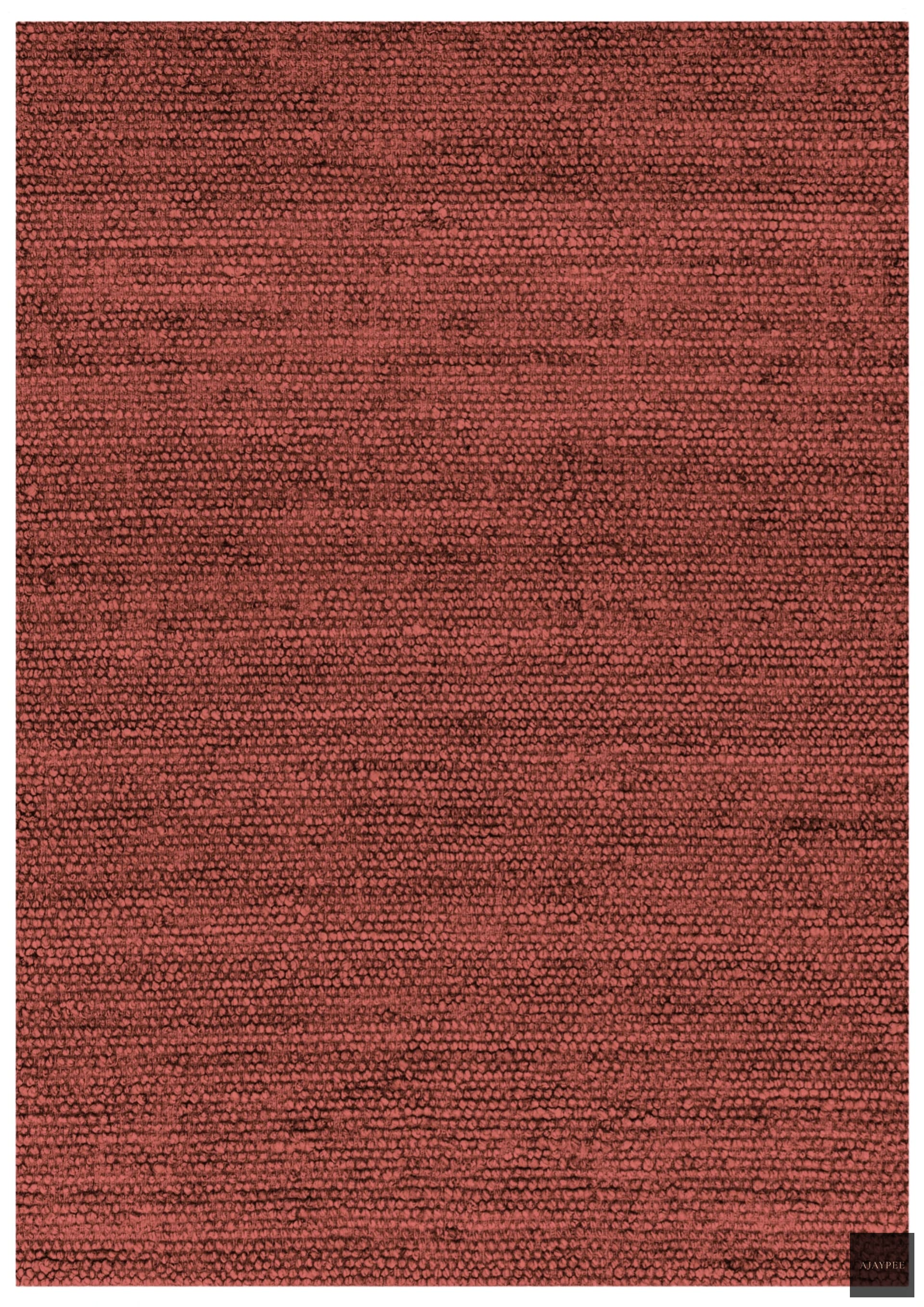 Hemp Hand Woven Rug: Bricky Loop - Jute - Hand Woven - Ajaypee Carpets (View 1)