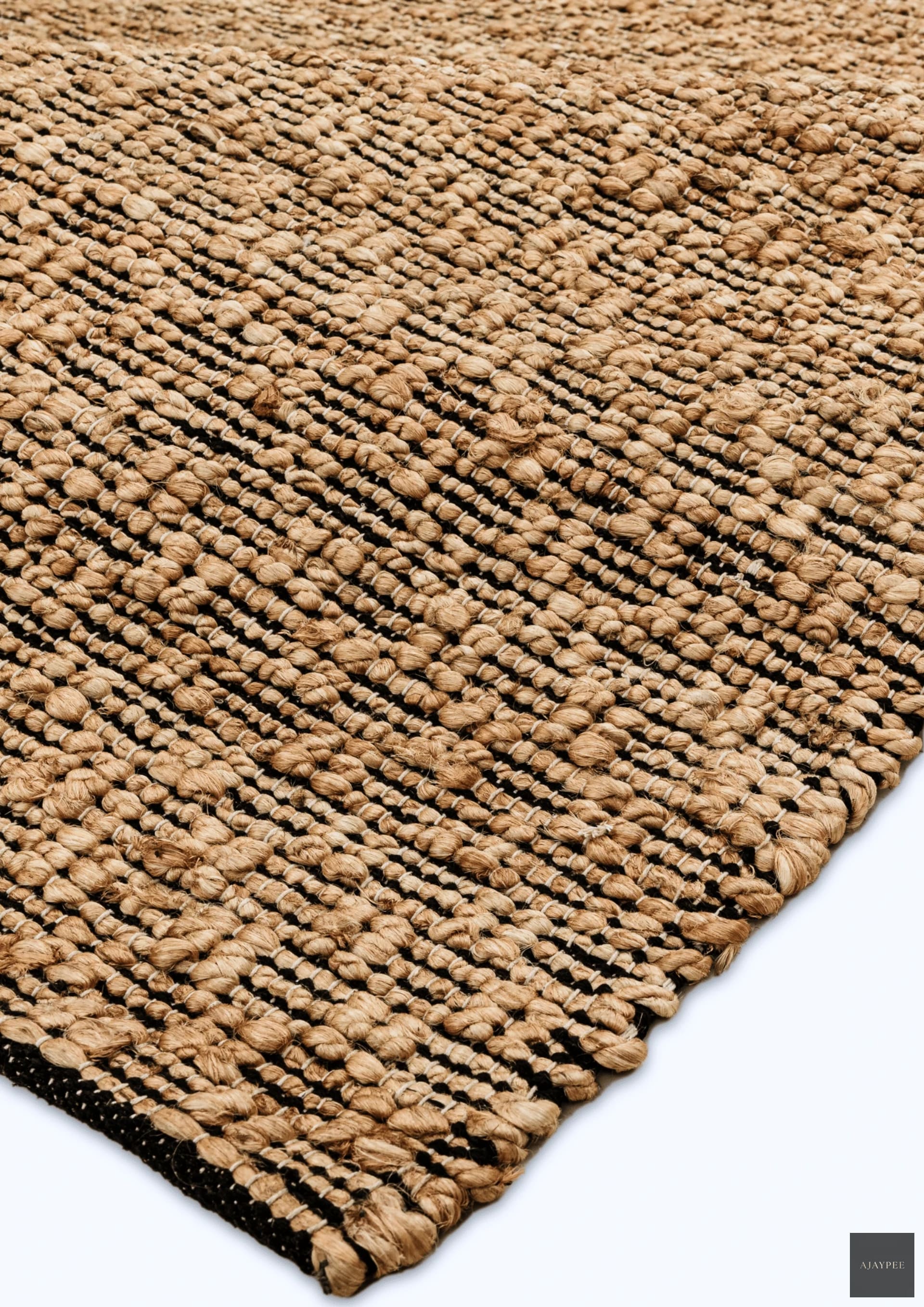 Hemp Hand Woven Rug : Väva - Hemp - Hand Woven - Ajaypee Carpets (Thumbnail 2)