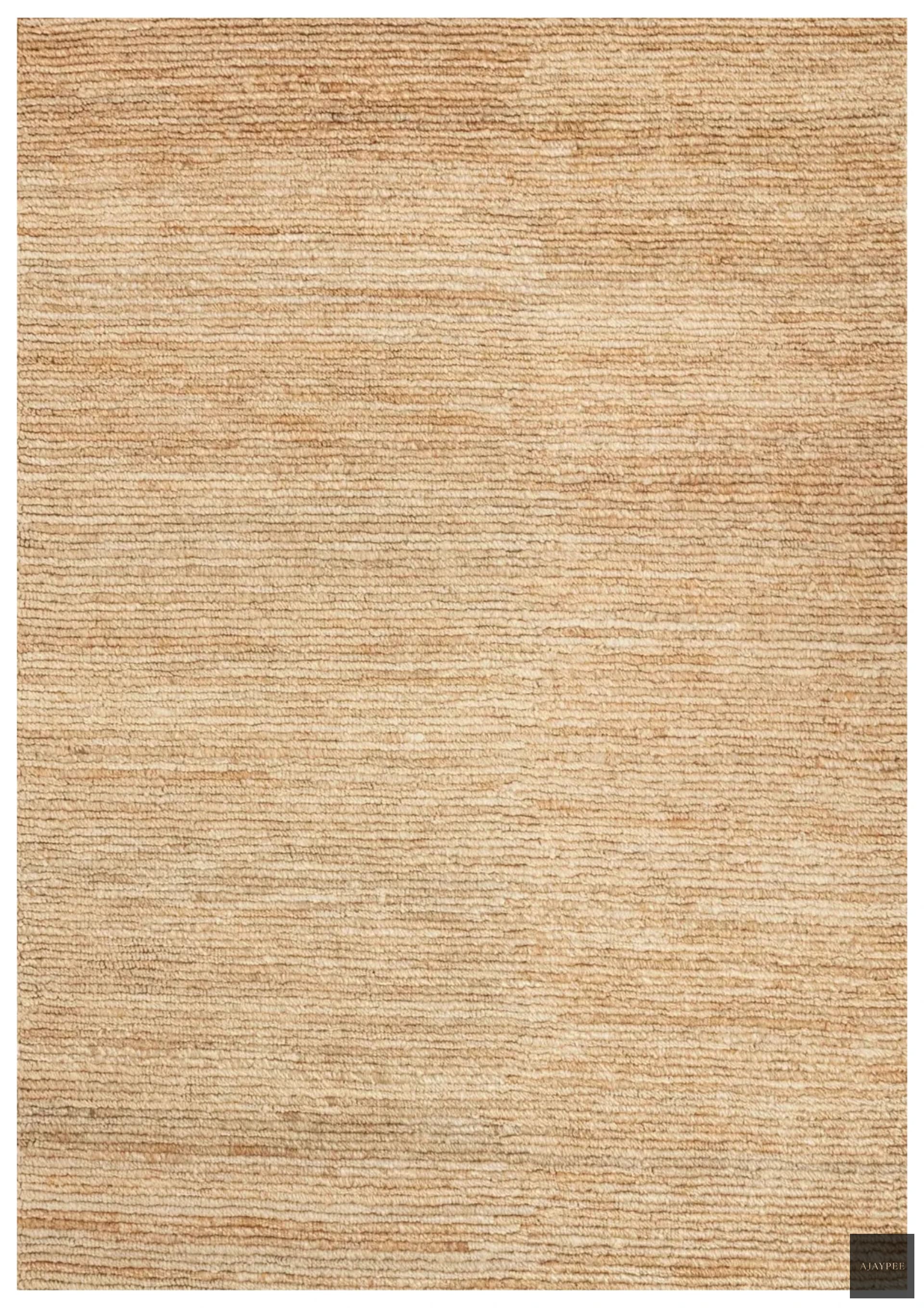 Hemp Handknotted Carpet   Loop Natural - Jute - Hand Knotted - Ajaypee Carpets (View 1)