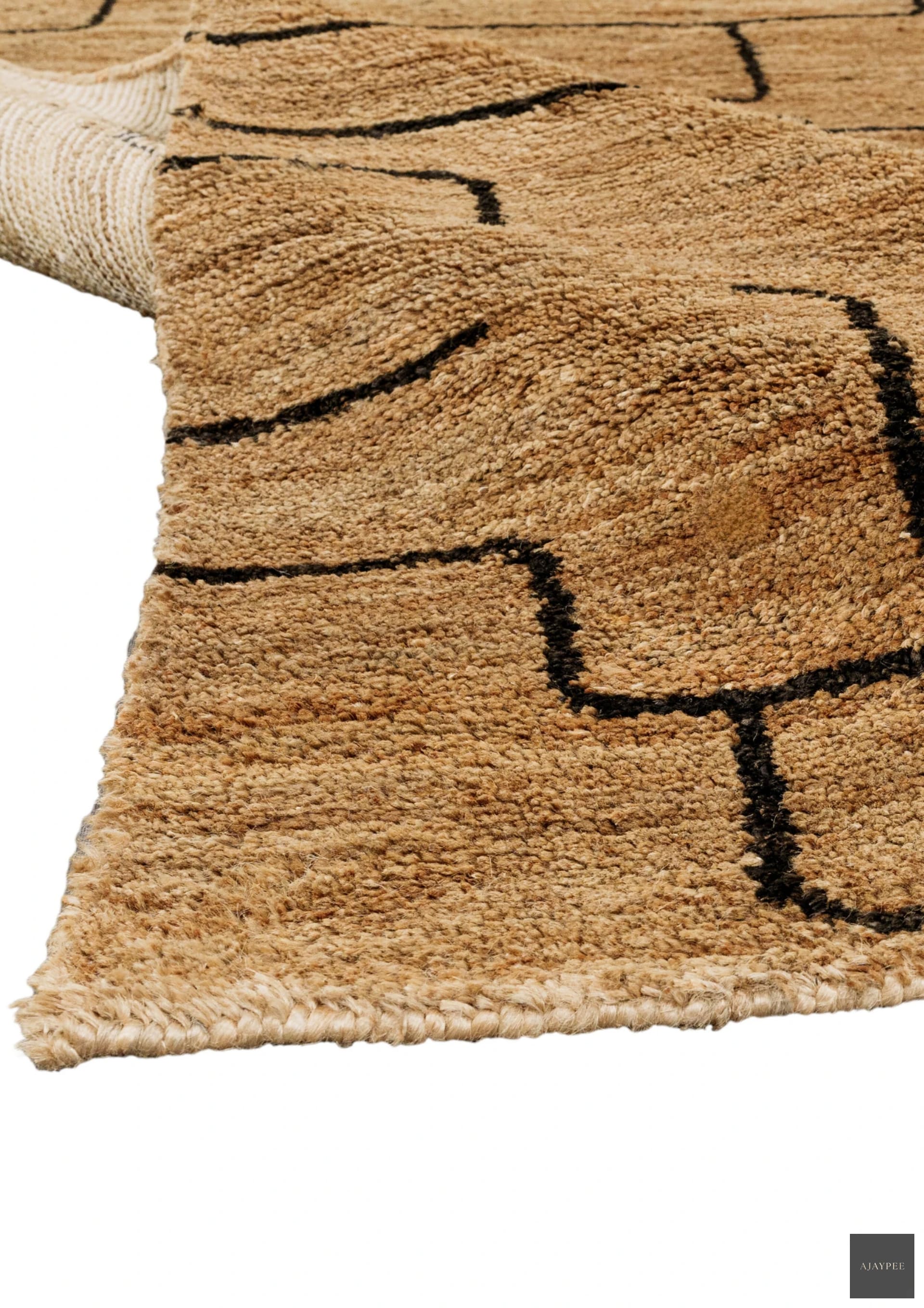 Hemp HandKnotted Carpet   TerraTread - Jute - Hand Knotted - Ajaypee Carpets (Thumbnail 2)