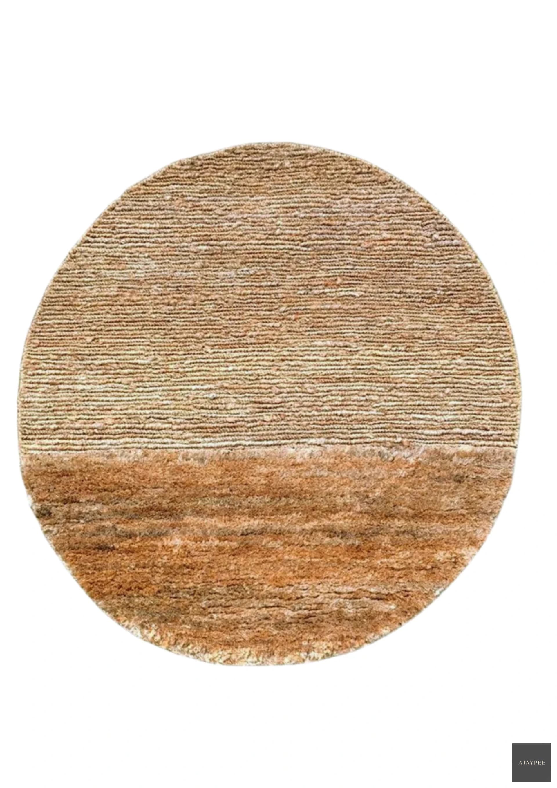 Hemp Handmade Round : Textura - Jute - Hand Woven - Ajaypee Carpets (View 1)