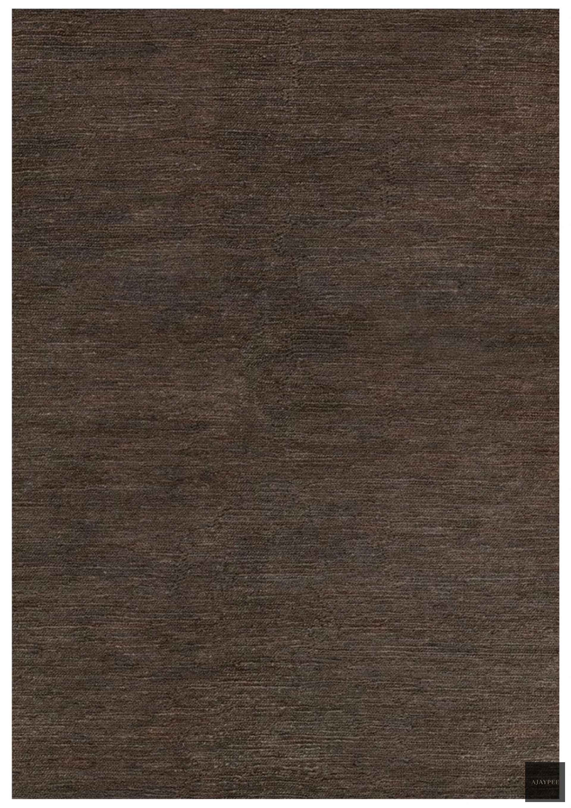 Hemp HandWoven Rug   Braid Brown - Jute - Hand Woven - Ajaypee Carpets (View 1)