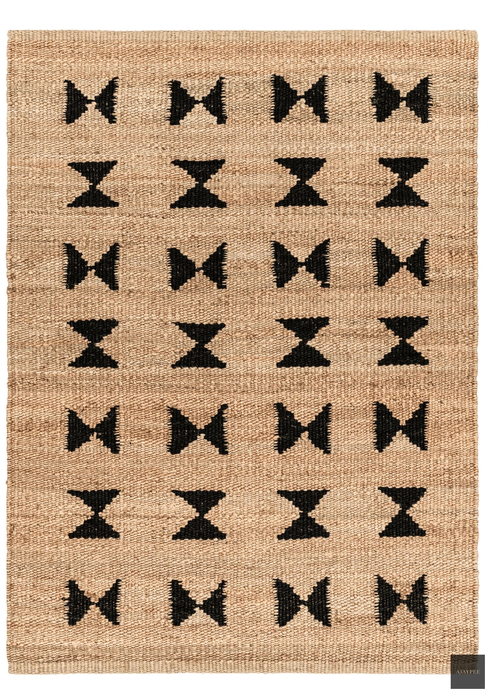 Hemp Handwoven Rug Aakar - Jute - Flatweave - Ajaypee Carpets (View 1)