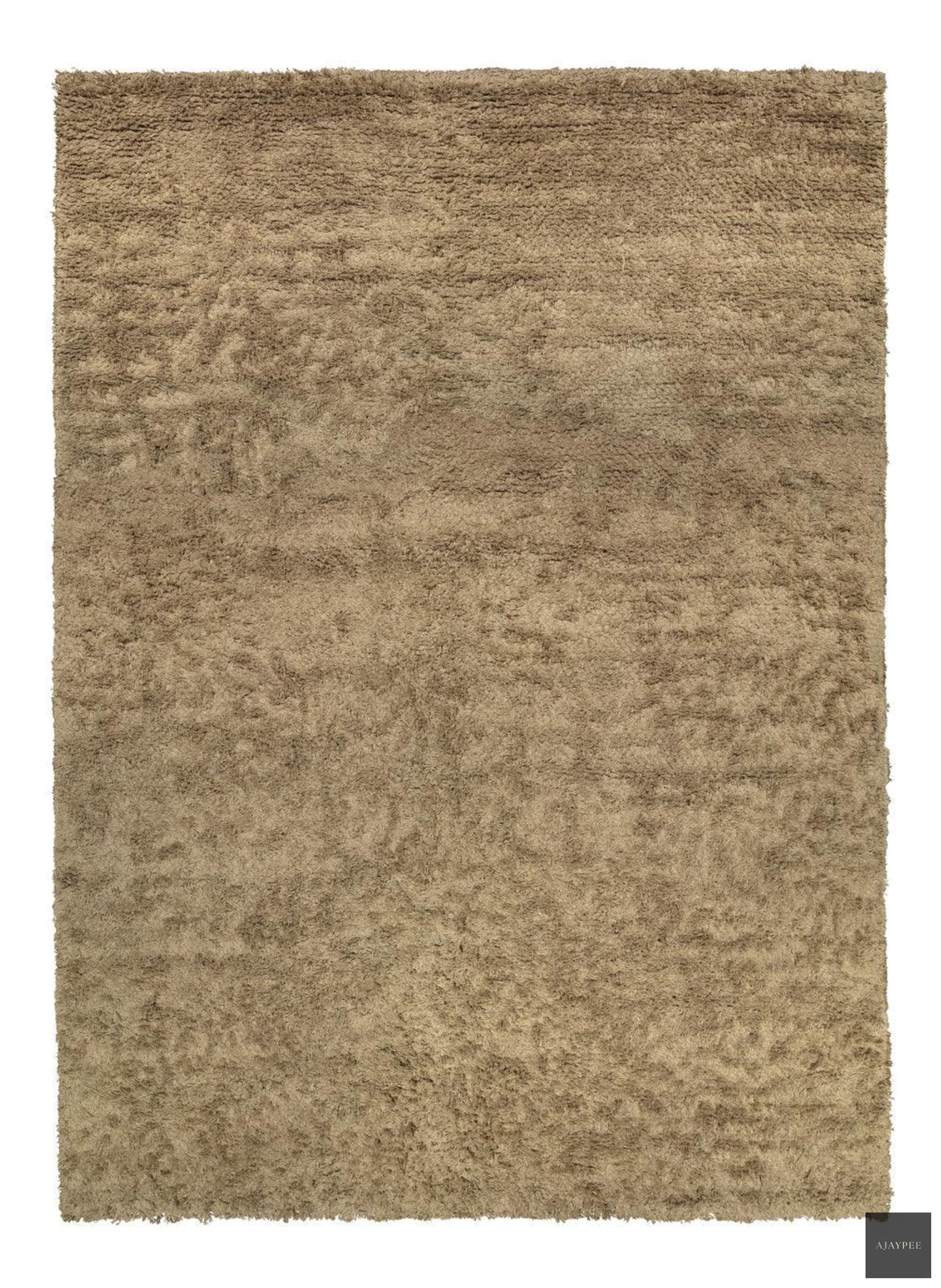 Linen Handwoven Rug   Natural Pile - Hemp - Flatweave - Ajaypee Carpets (Thumbnail 2)
