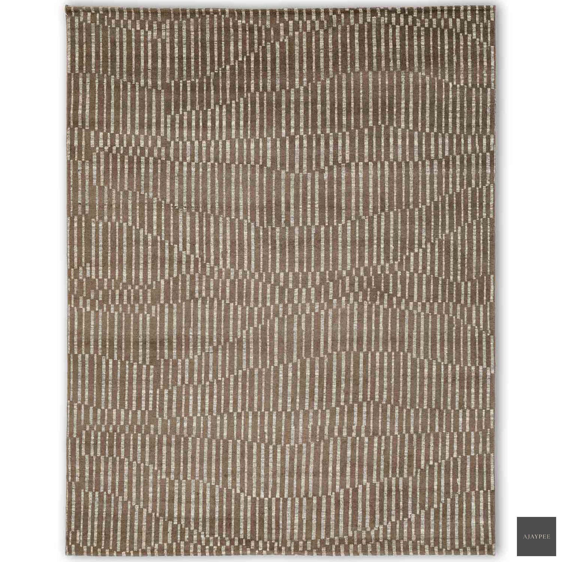 Ahmad Hand Knotted Woollen Rug - Cotton - Hand Knotted - Ajaypee Carpets (View 1)
