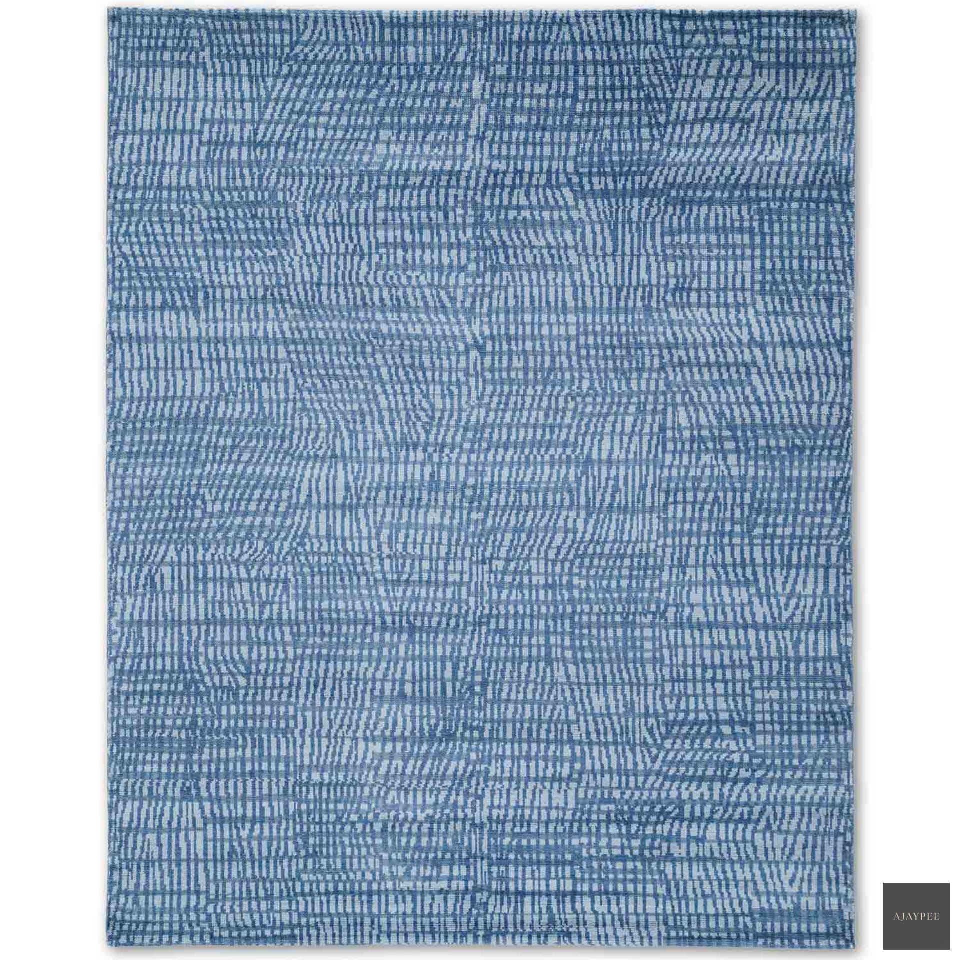 Alok Hand Knotted Woollen Rug - Cotton - Hand Knotted - Ajaypee Carpets (View 1)