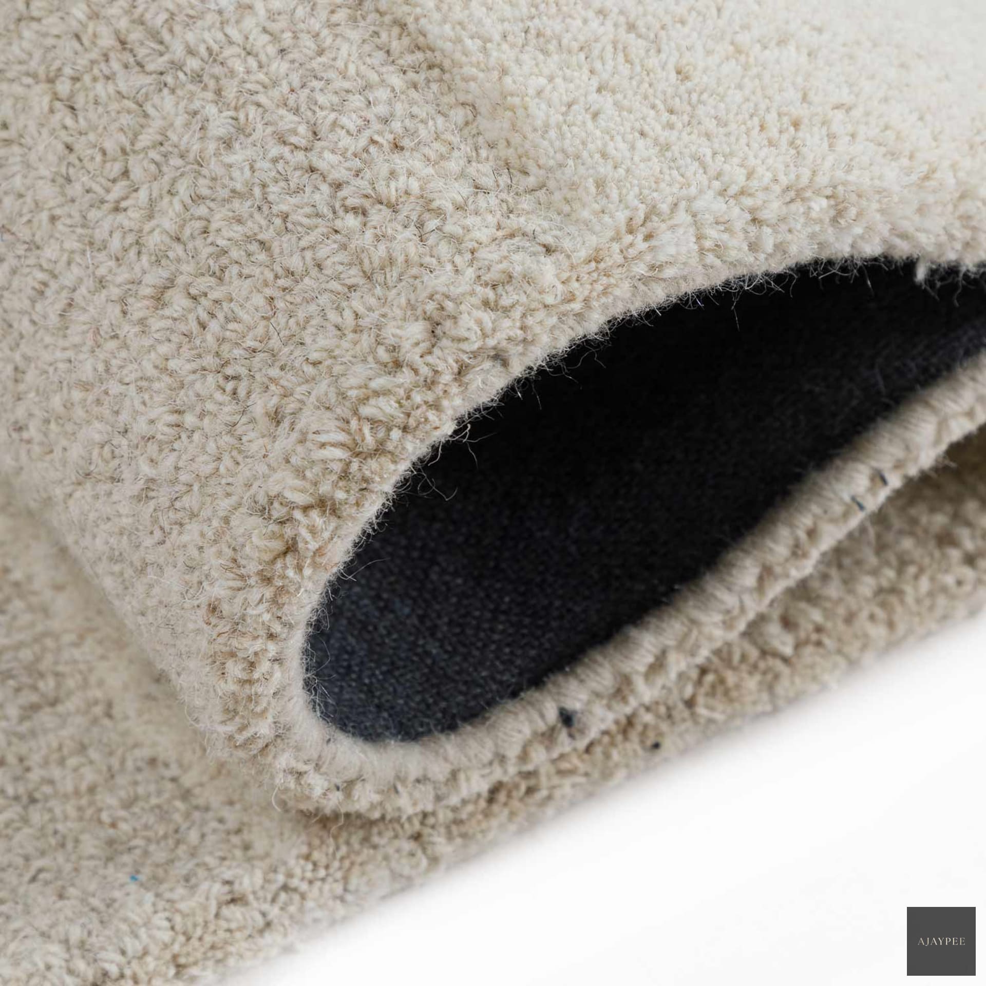 Amber Hand Tufted Woollen Rug - Cotton - Hand Tufted - Ajaypee Carpets (Thumbnail 5)