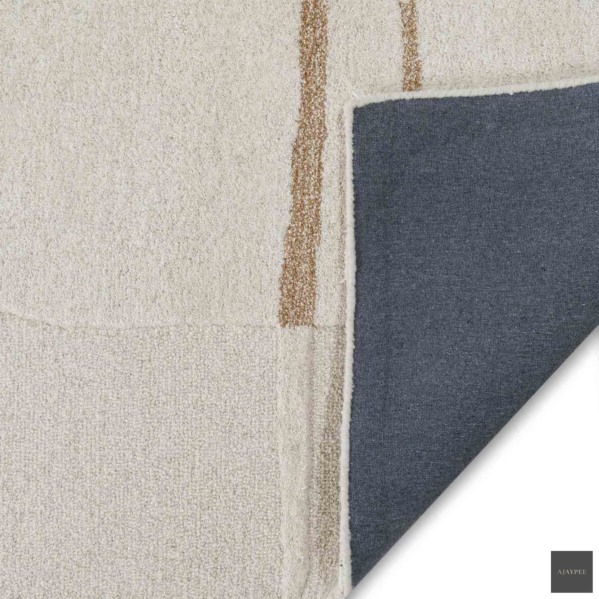 Amber Hand Tufted Woollen Rug - Cotton - Hand Tufted - Ajaypee Carpets (Thumbnail 6)