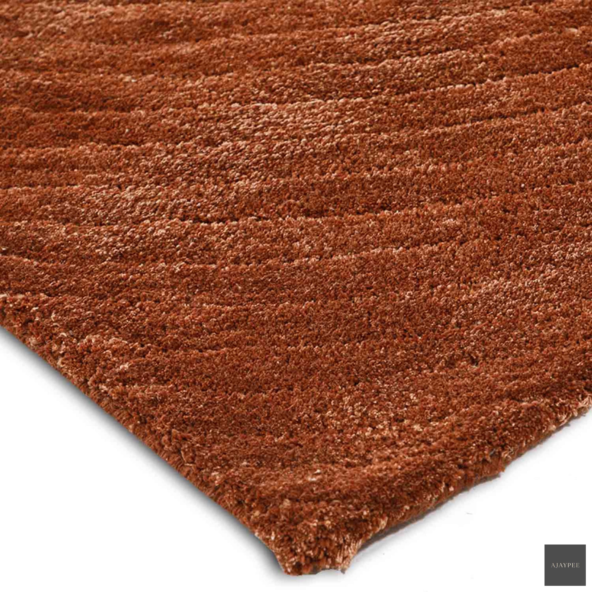 Amenhotep Hand Tufted Woollen And Viscose Rug - Cotton - Hand Tufted - Ajaypee Carpets (Thumbnail 3)