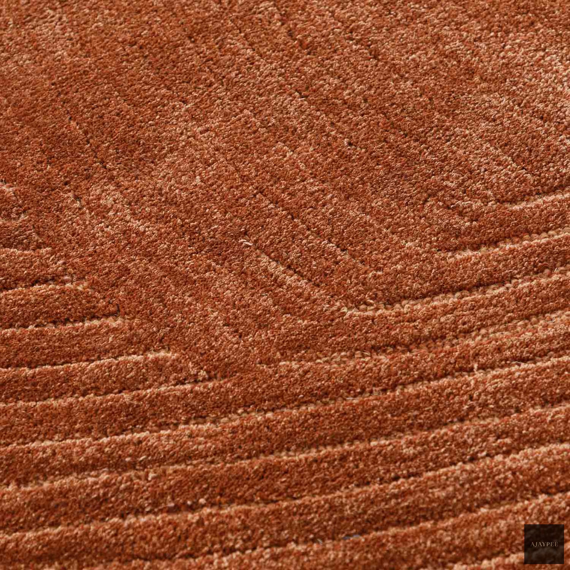Amenhotep Hand Tufted Woollen And Viscose Rug - Cotton - Hand Tufted - Ajaypee Carpets (Thumbnail 4)