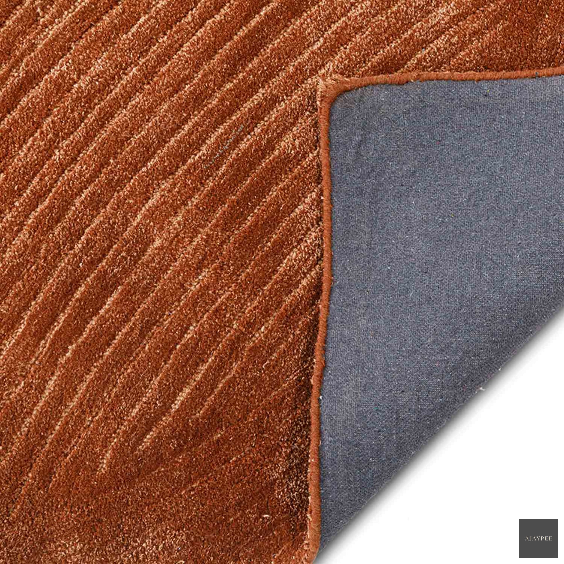 Amenhotep Hand Tufted Woollen And Viscose Rug - Cotton - Hand Tufted - Ajaypee Carpets (Thumbnail 5)