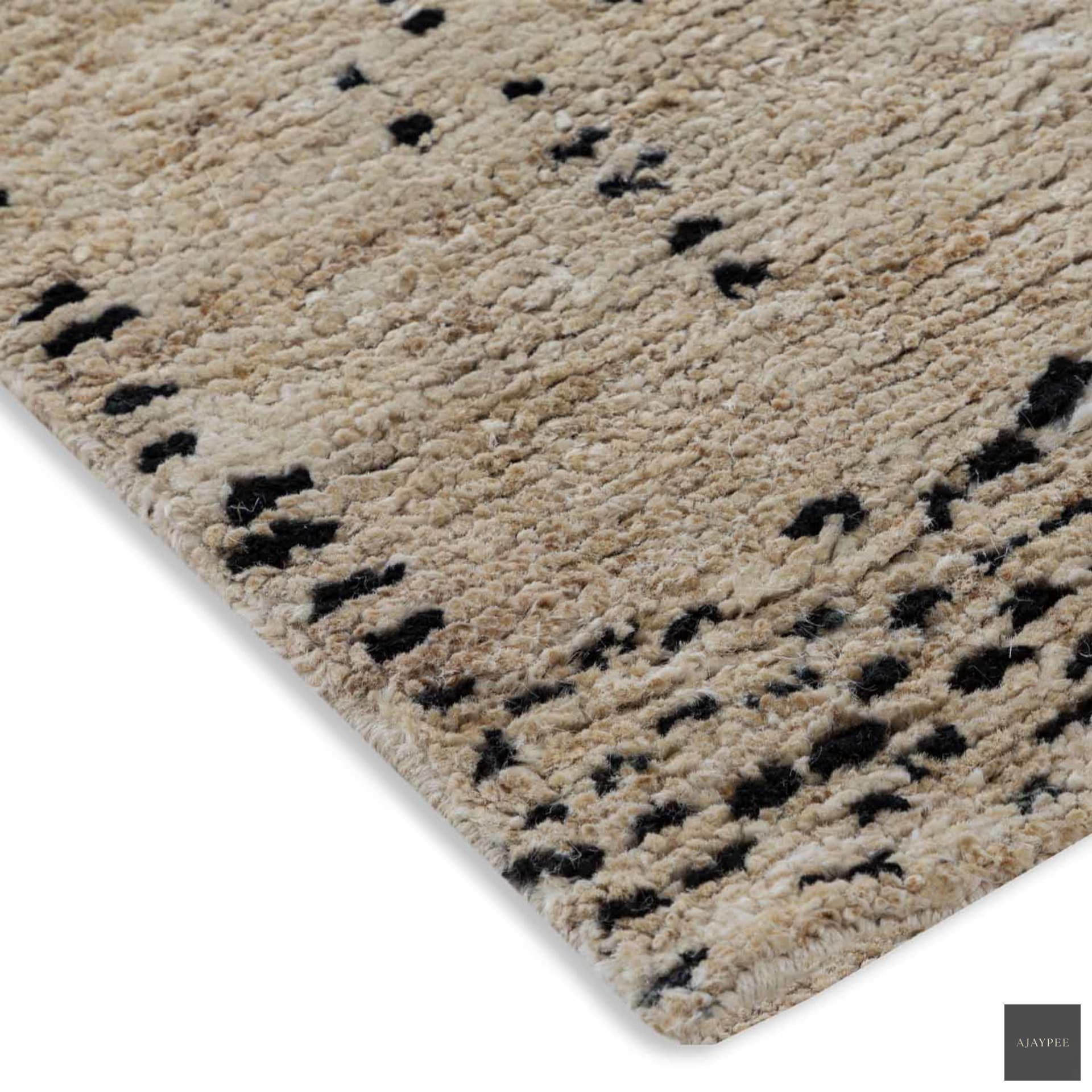 Bimah Hand Knotted Jute Rug - Jute - Hand Knotted - Ajaypee Carpets (Thumbnail 3)
