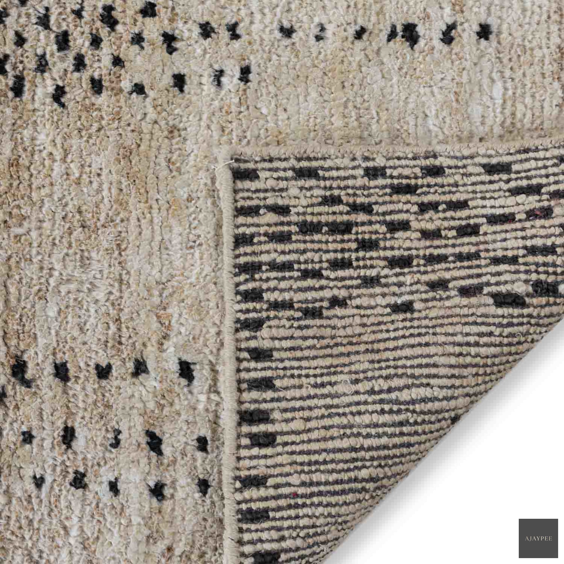 Bimah Hand Knotted Jute Rug - Jute - Hand Knotted - Ajaypee Carpets (Thumbnail 5)