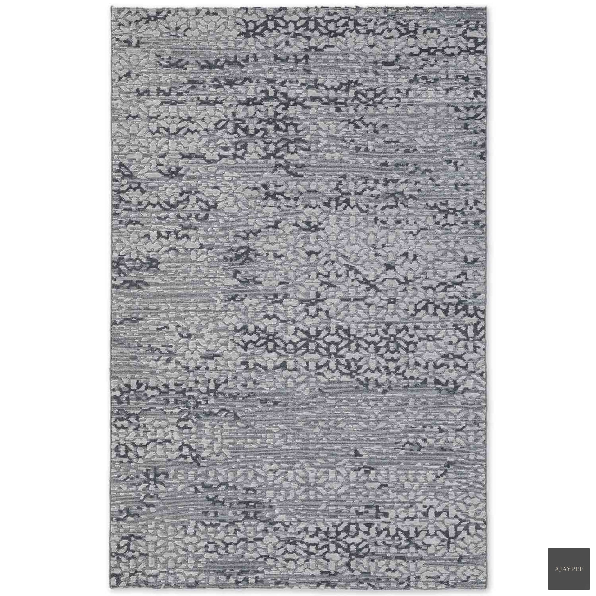 Brown-Whine Hand Knotted Woollen Rug - Cotton - Hand Knotted - Ajaypee Carpets (View 1)