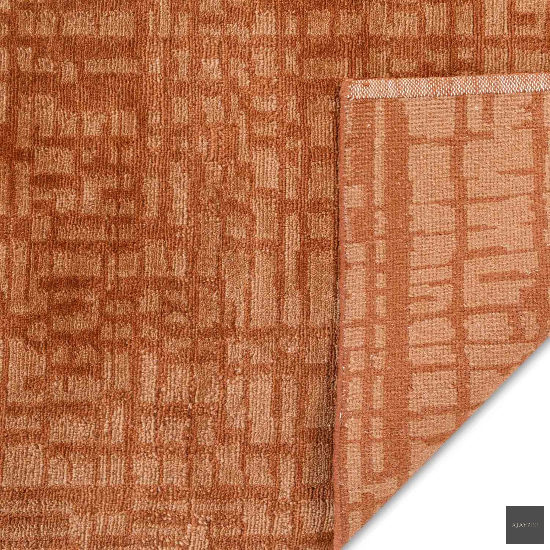 Casablanca Hand Knotted Woollen Rug - Cotton - Hand Knotted - Ajaypee Carpets (Thumbnail 5)