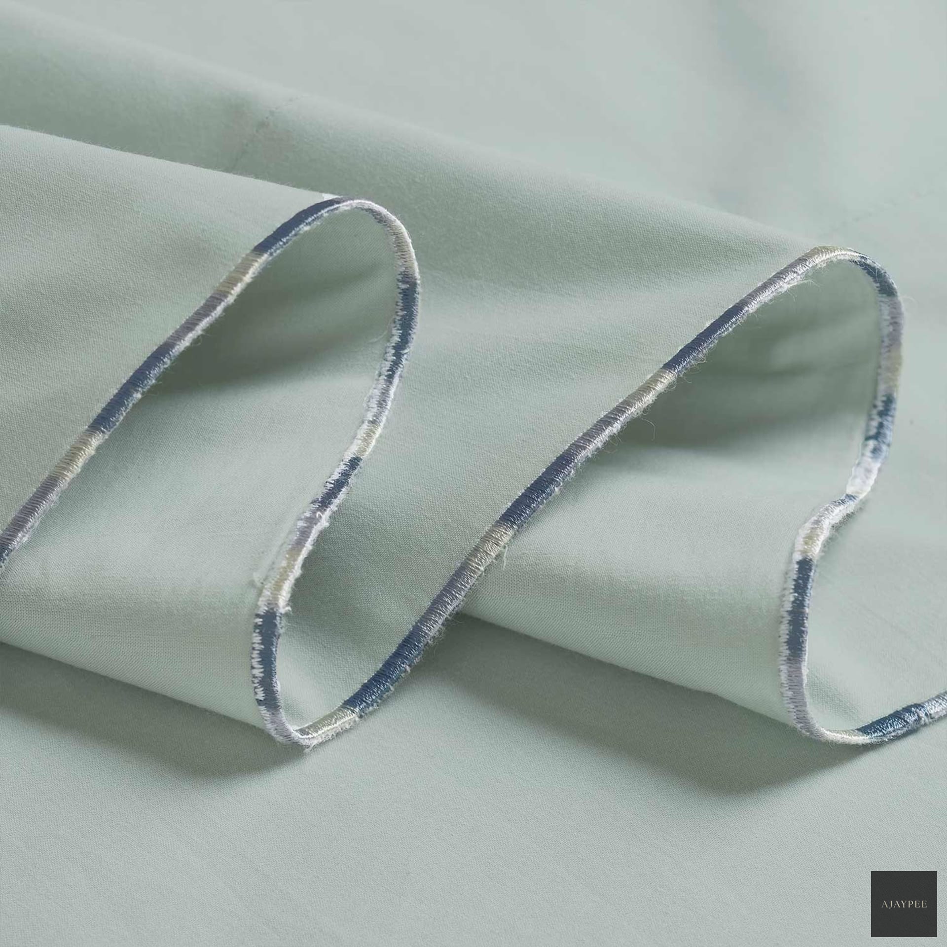 Celune Cotton Percale Bedsheet Set - Cotton - Hand Woven - Ajaypee Carpets (Thumbnail 4)