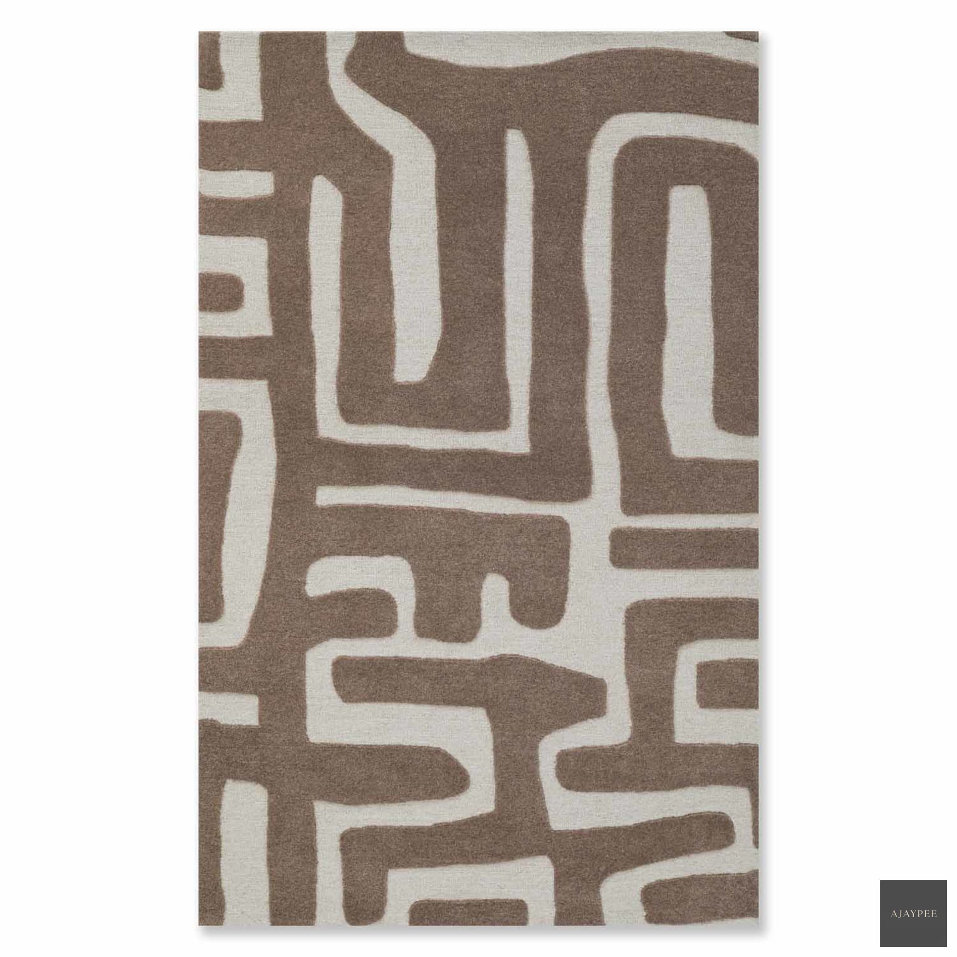 Clemmie Hand Tufted Woollen Rug - Cotton - Hand Tufted - Ajaypee Carpets (Thumbnail 3)