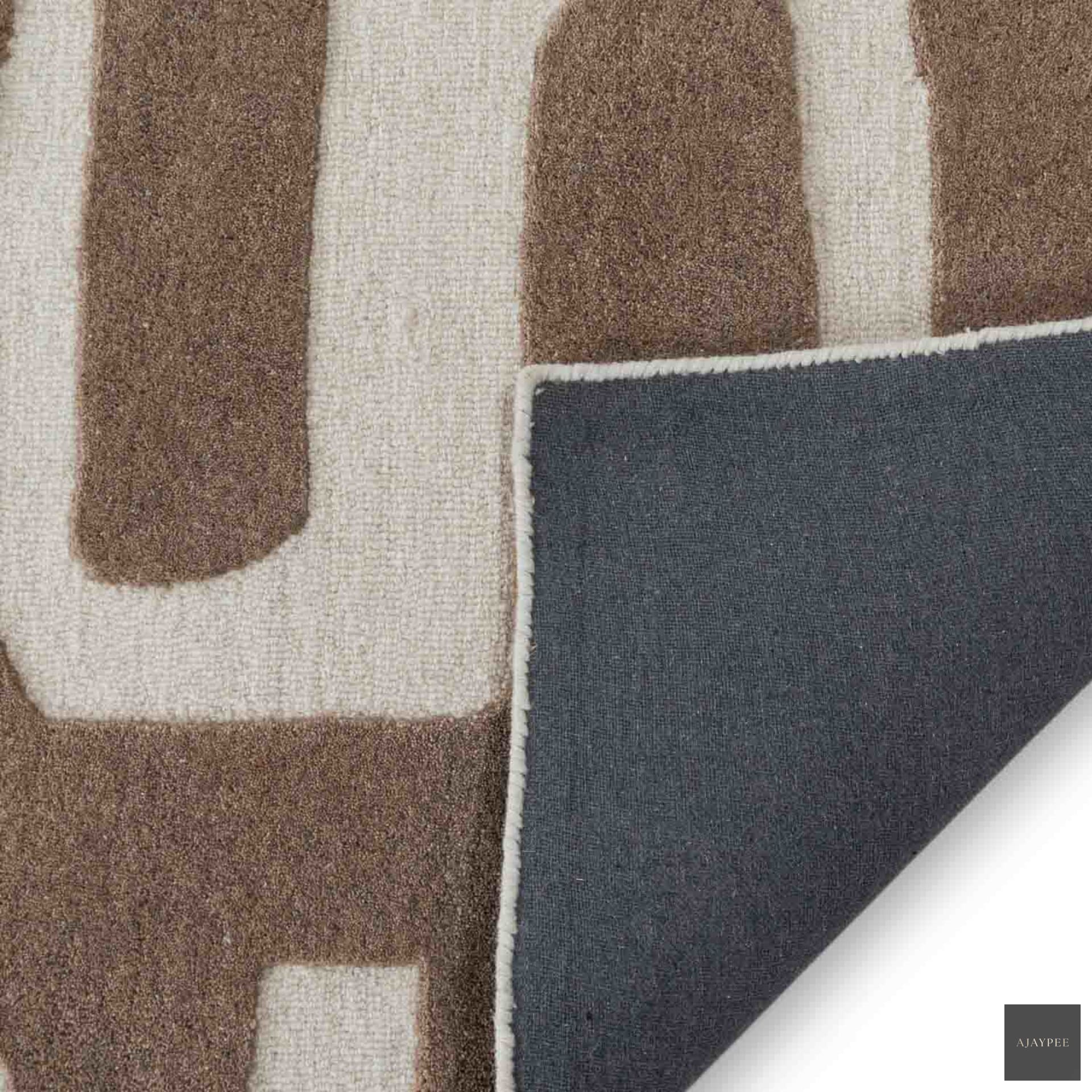 Clemmie Hand Tufted Woollen Rug - Cotton - Hand Tufted - Ajaypee Carpets (Thumbnail 6)