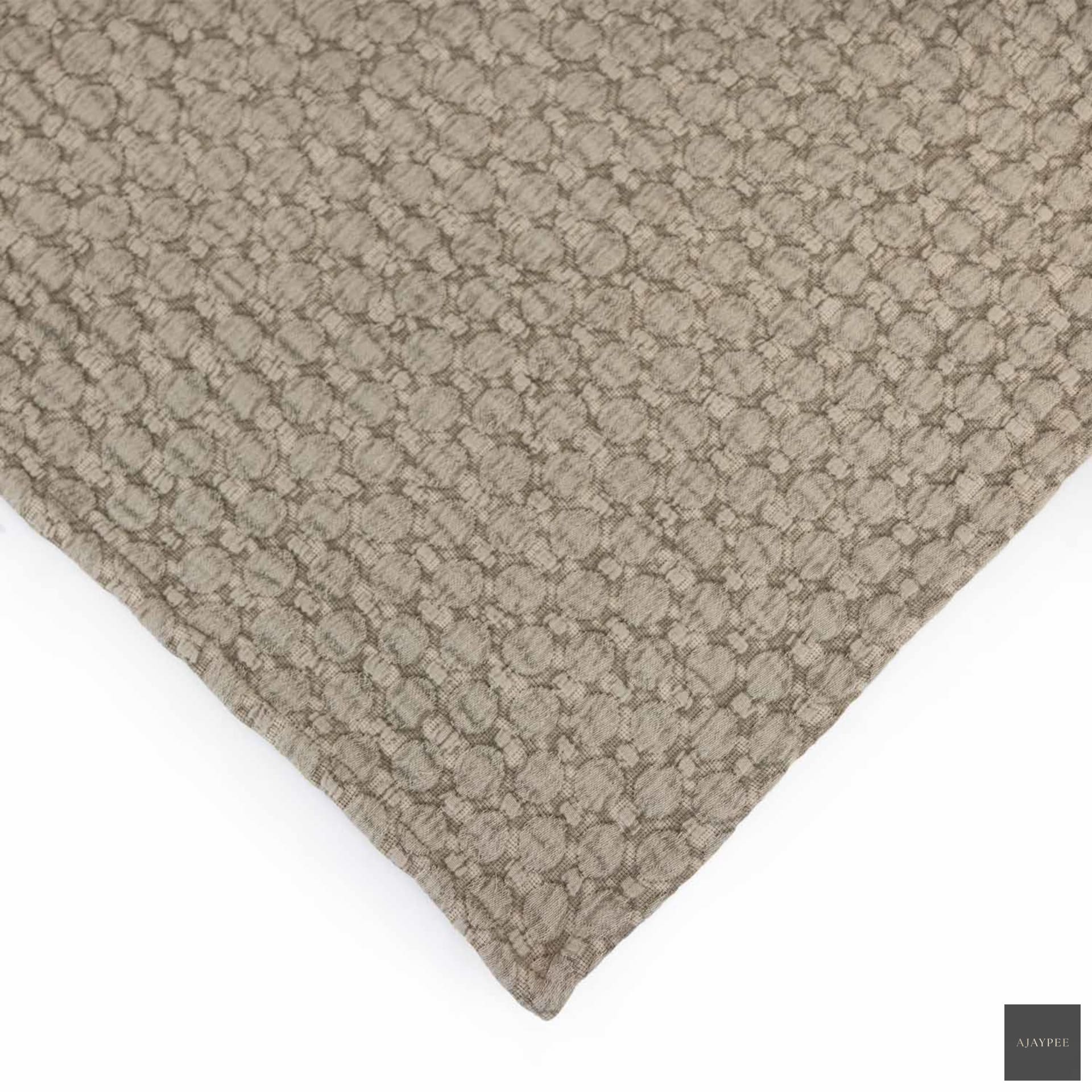 Chevron Cotton Jacquard Throw - Cotton - Hand Woven - Ajaypee Carpets (Thumbnail 5)