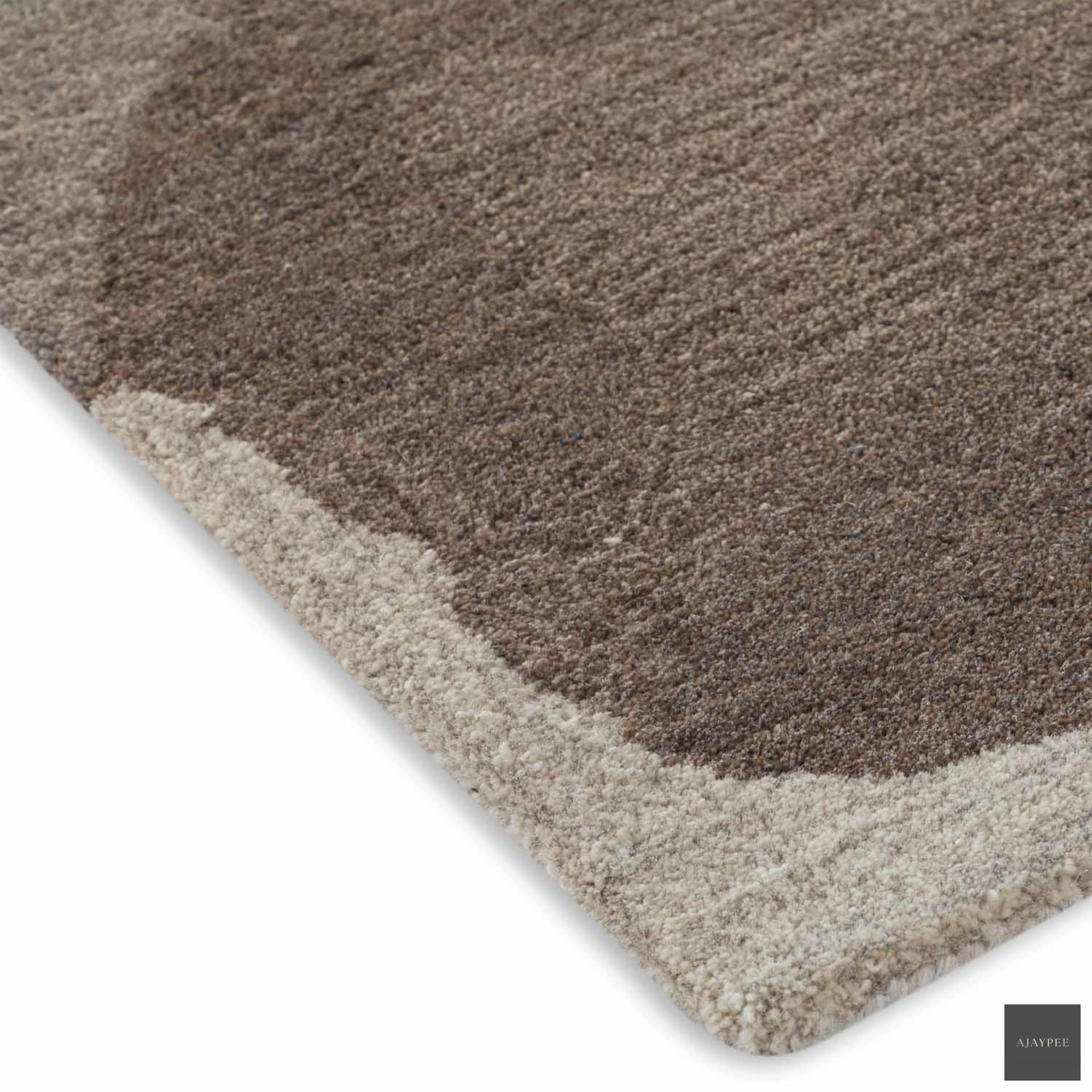 Delia Hand Tufted Woollen Rug - Cotton - Hand Tufted - Ajaypee Carpets (Thumbnail 4)
