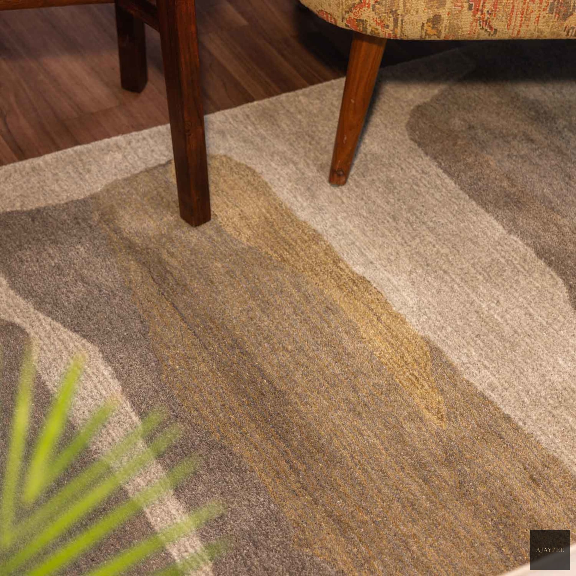 Delia Hand Tufted Woollen Rug - Cotton - Hand Tufted - Ajaypee Carpets (Thumbnail 5)