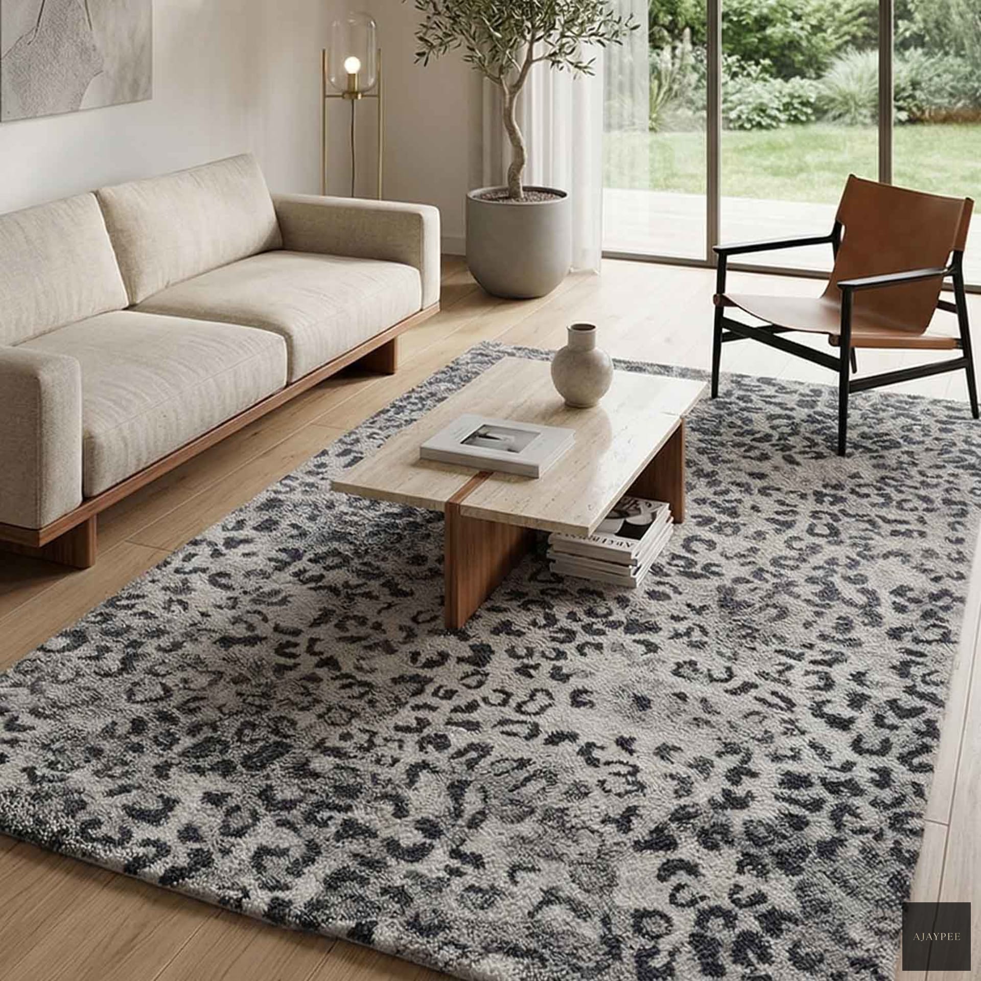 Durby Hand Tufted Woollen Rug - Cotton - Hand Tufted - Ajaypee Carpets (View 1)