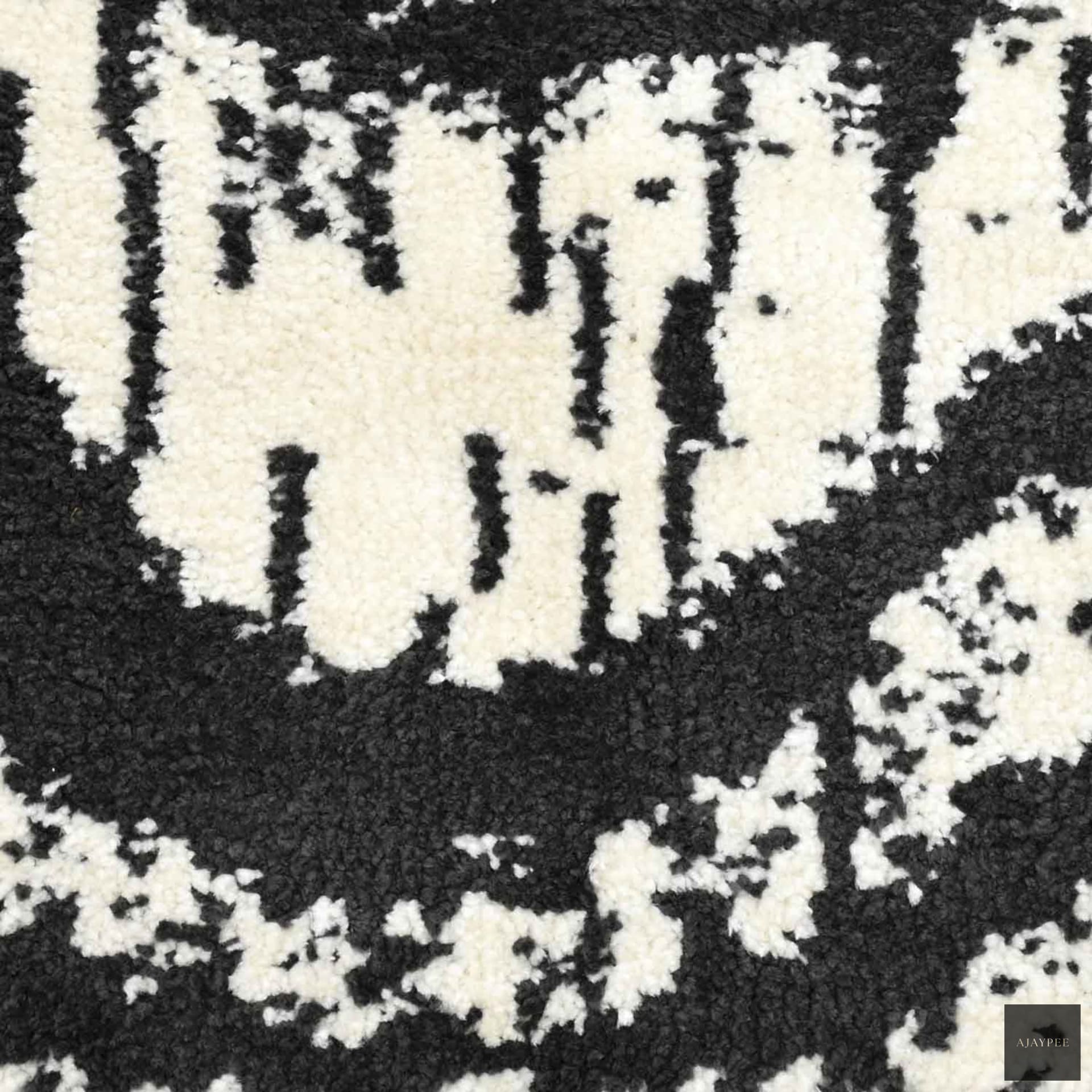 Ebony Hand Tufted Rug - Cotton - Hand Tufted - Ajaypee Carpets (Thumbnail 4)