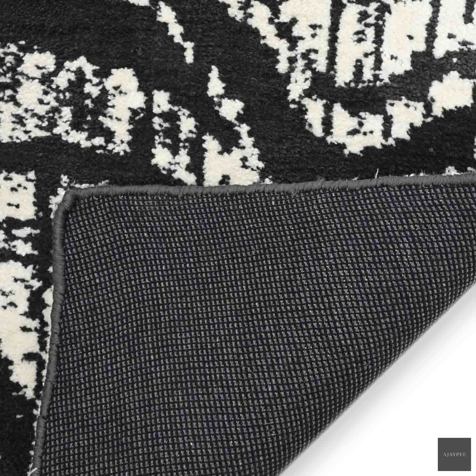 Ebony Hand Tufted Rug - Cotton - Hand Tufted - Ajaypee Carpets (Thumbnail 5)