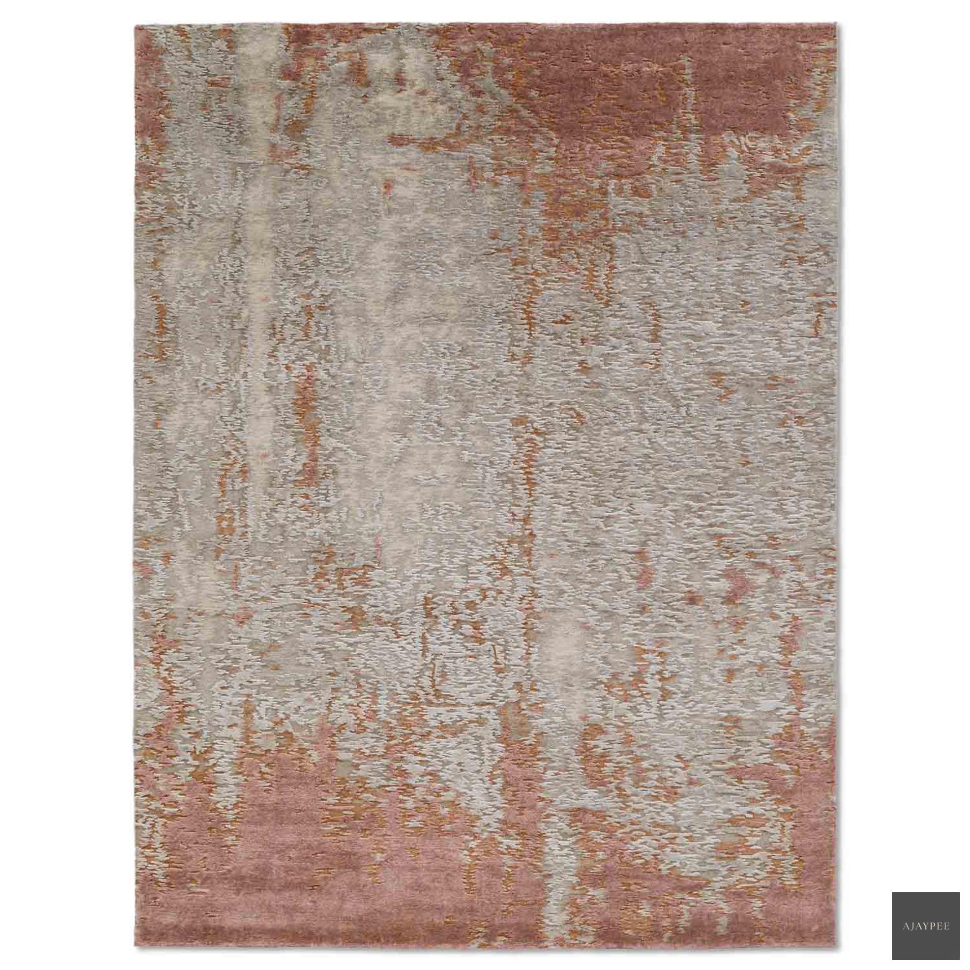 Ella Hand Knotted Woollen Rug - Cotton - Hand Knotted - Ajaypee Carpets (View 1)