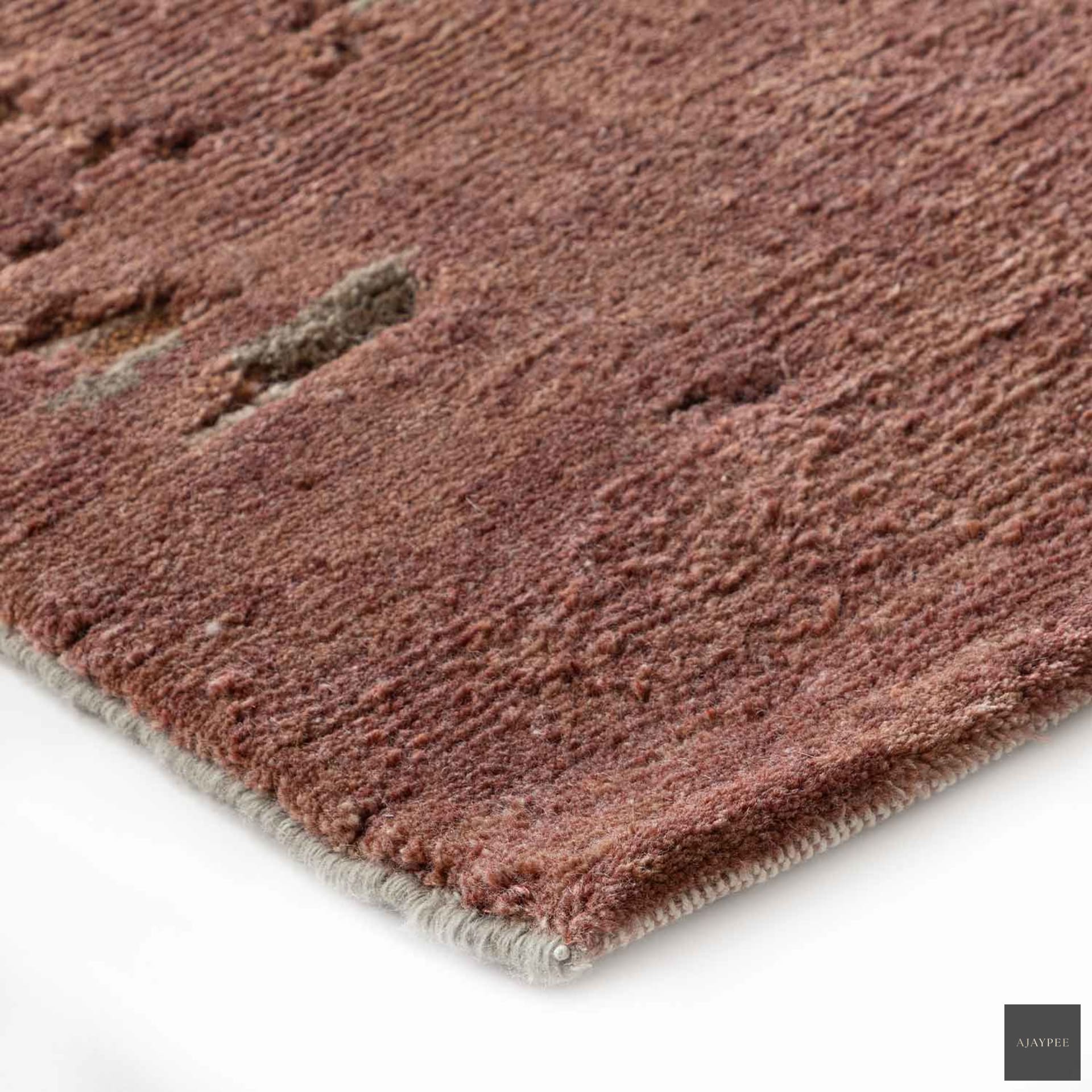 Ella Hand Knotted Woollen Rug - Cotton - Hand Knotted - Ajaypee Carpets (Thumbnail 2)