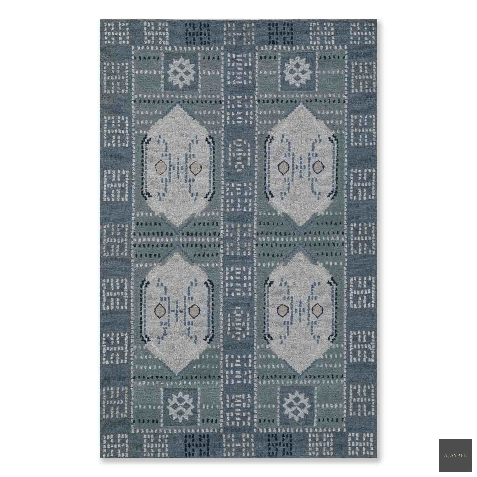 Elsie Hand Tufted Woollen Rug - Cotton - Hand Tufted - Ajaypee Carpets (Thumbnail 2)