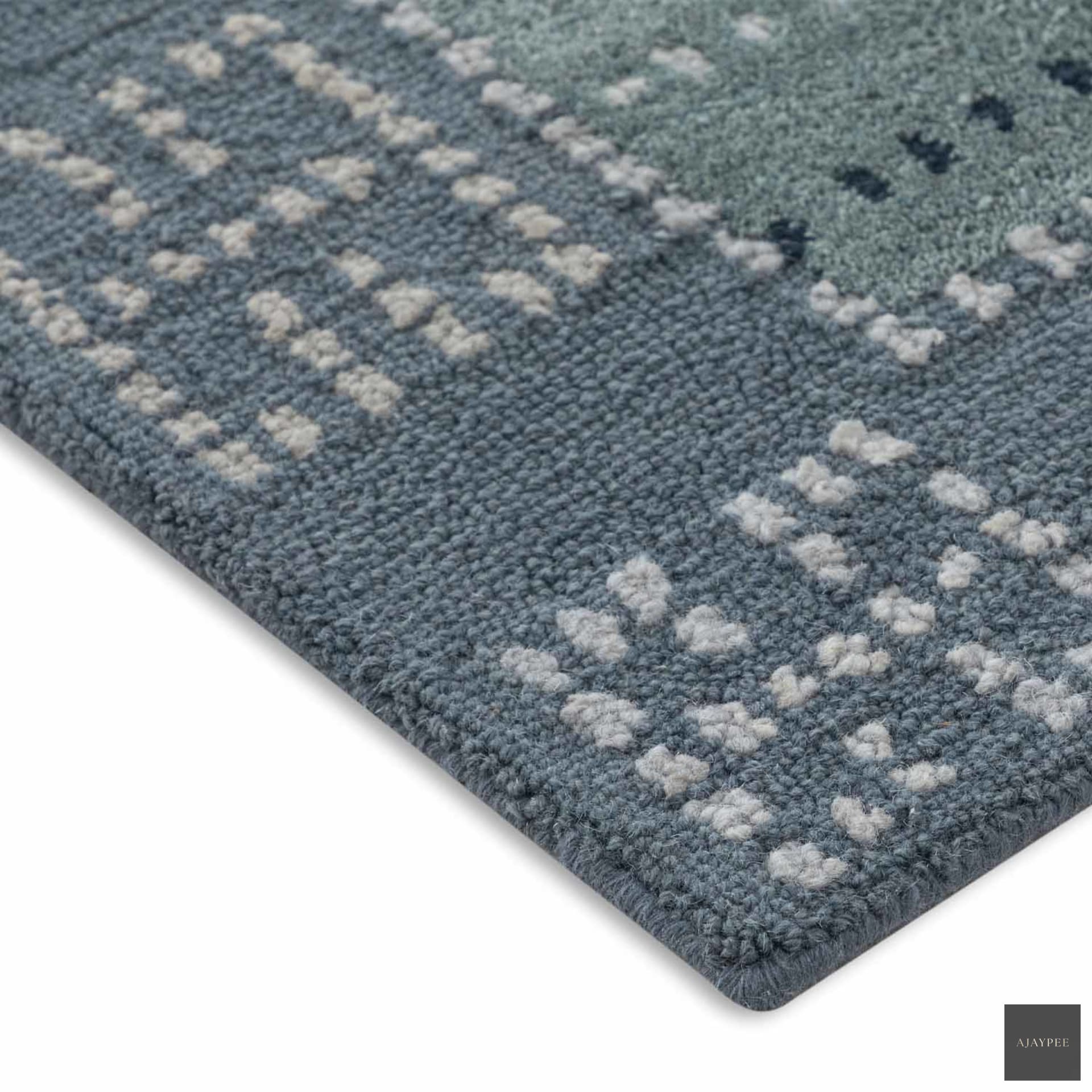 Elsie Hand Tufted Woollen Rug - Cotton - Hand Tufted - Ajaypee Carpets (Thumbnail 3)