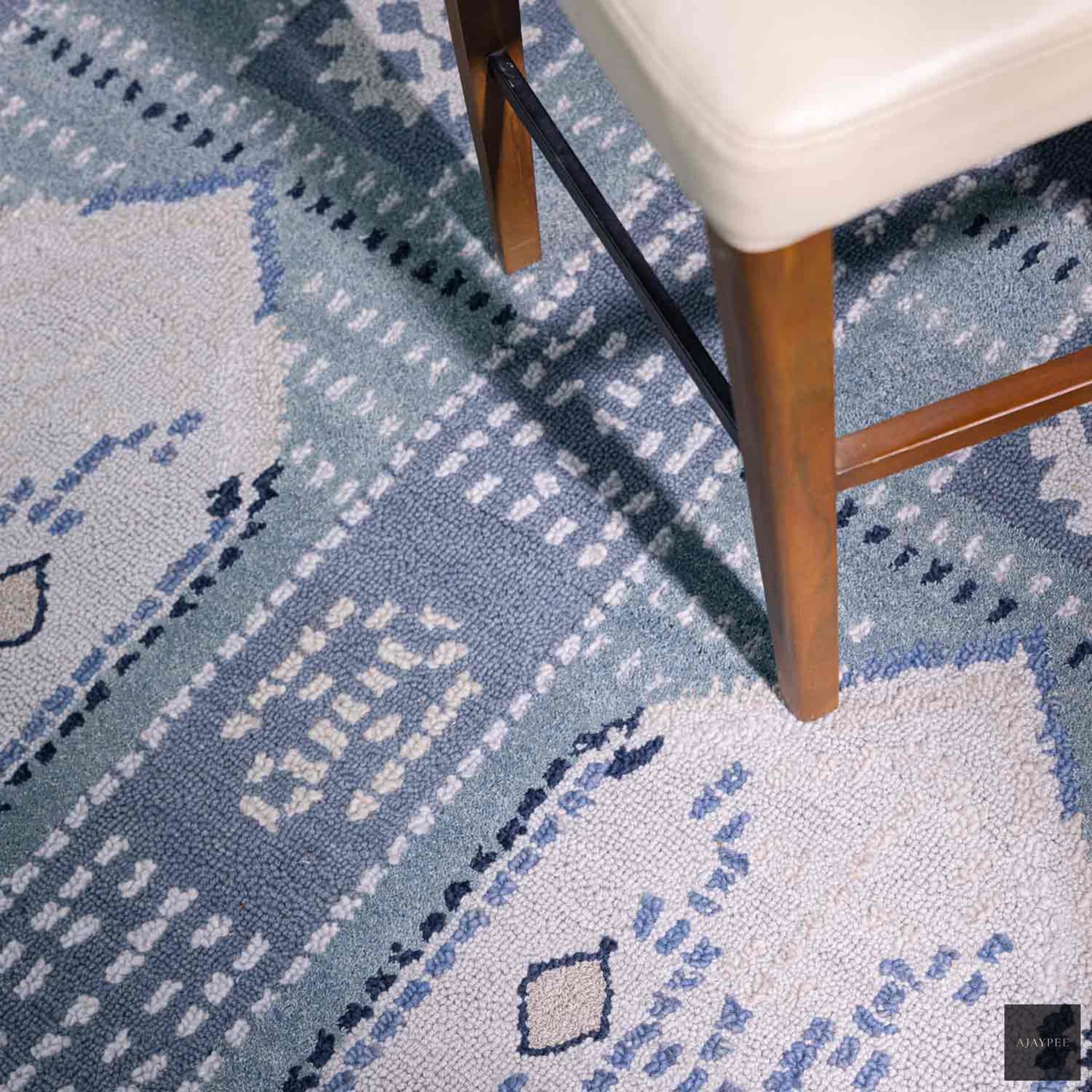 Elsie Hand Tufted Woollen Rug - Cotton - Hand Tufted - Ajaypee Carpets (Thumbnail 6)