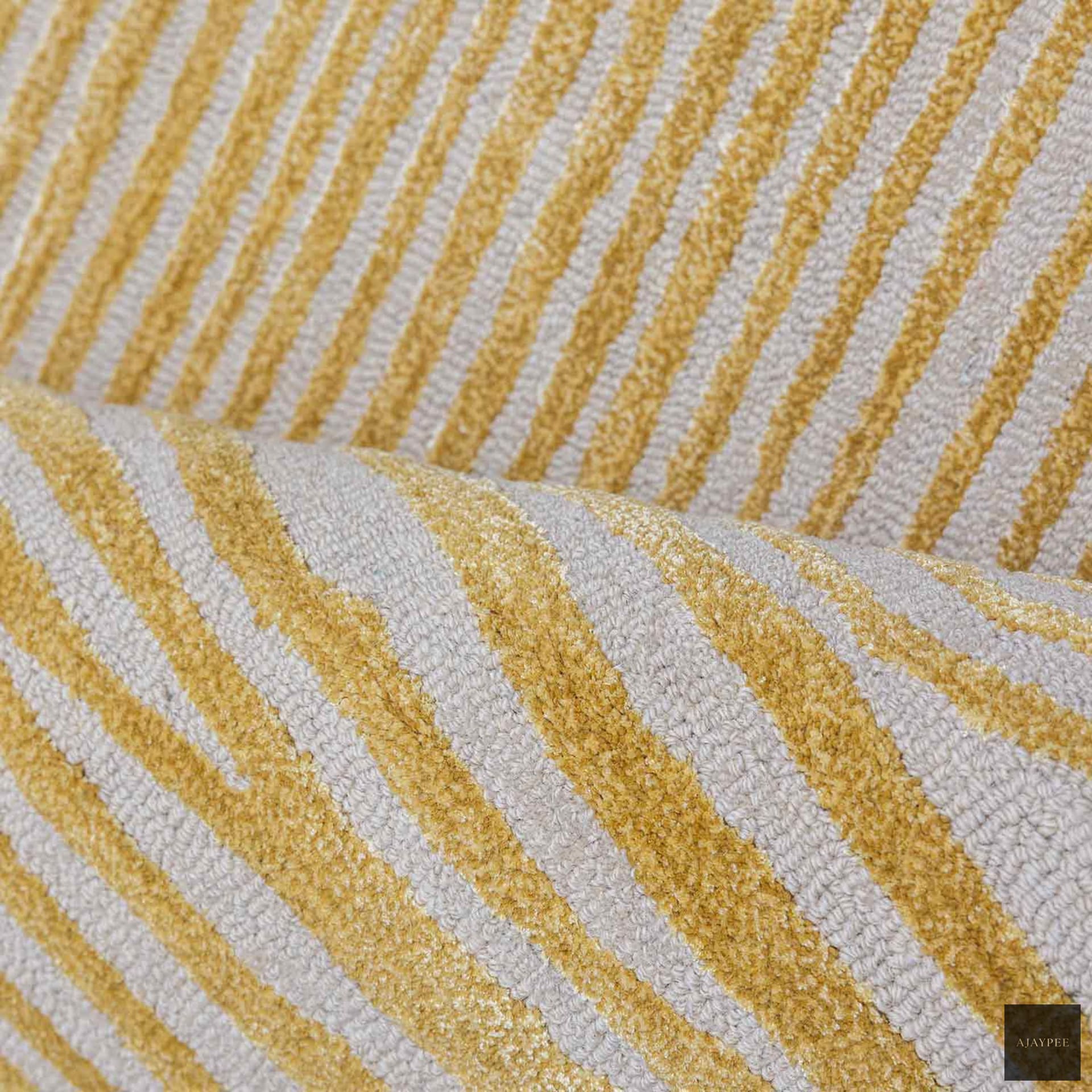 Eshaq Hand Tufted Woollen And Viscose Rug - Cotton - Hand Tufted - Ajaypee Carpets (Thumbnail 5)