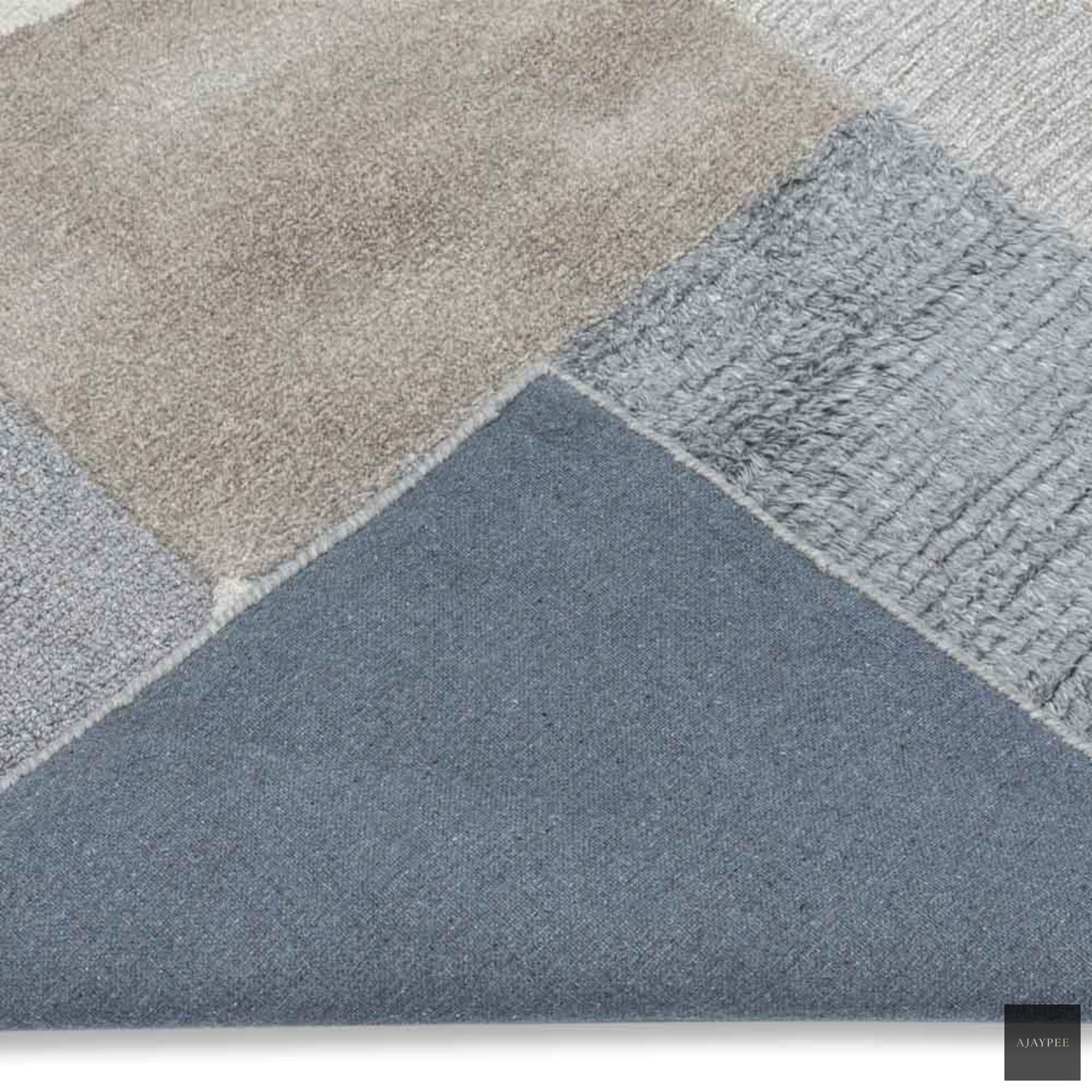 Gallery Rug Hand Tufted Woollen Rug - Cotton - Hand Tufted - Ajaypee Carpets (Thumbnail 4)