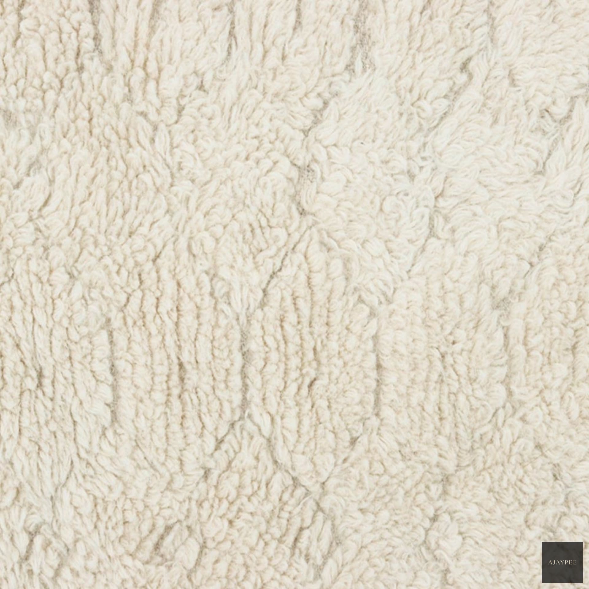 Gwyneth Handloom Woollen Rug - Cotton - Hand Tufted - Ajaypee Carpets (Thumbnail 4)