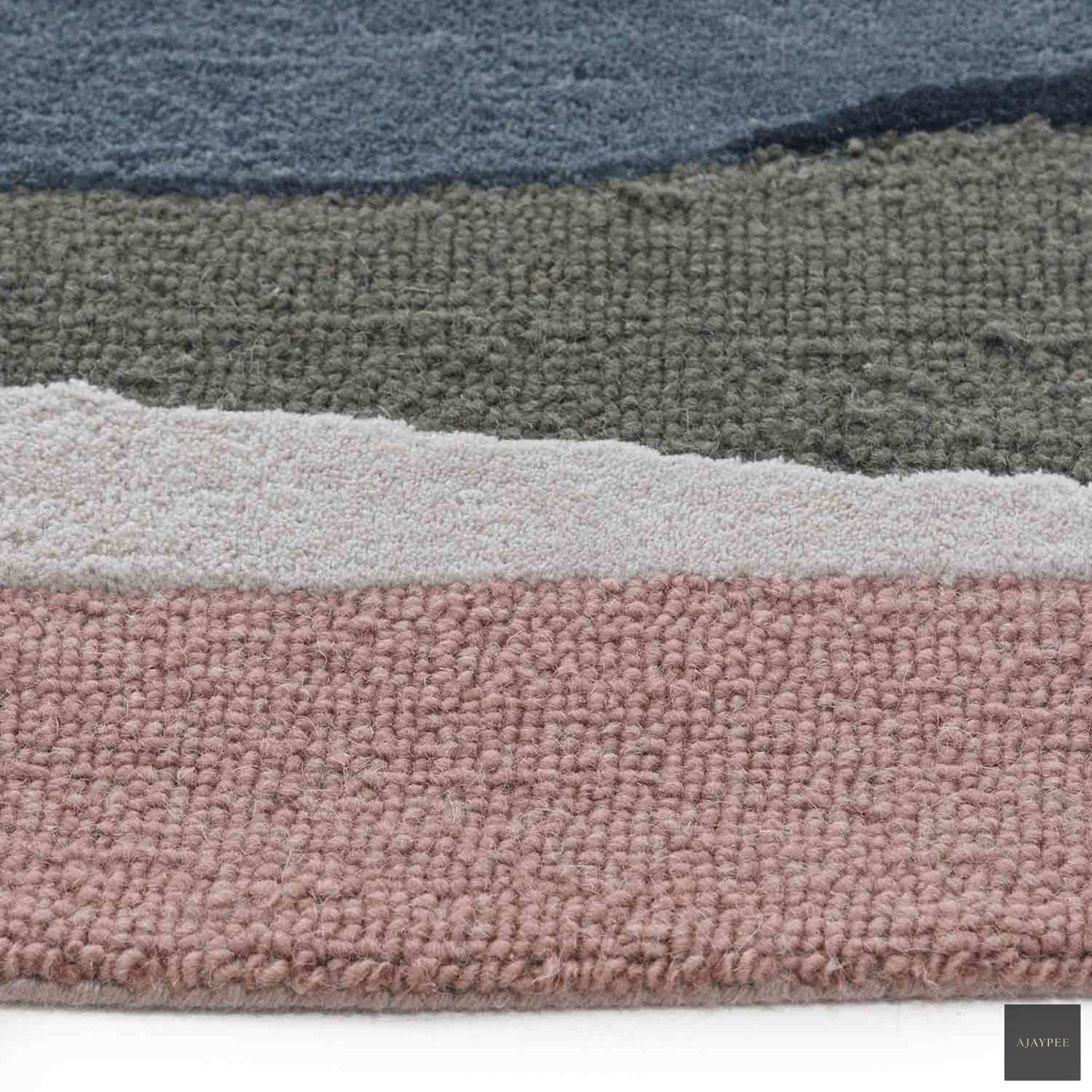 Hamburg Hand Tufted Woollen Rug - Cotton - Hand Tufted - Ajaypee Carpets (Thumbnail 7)