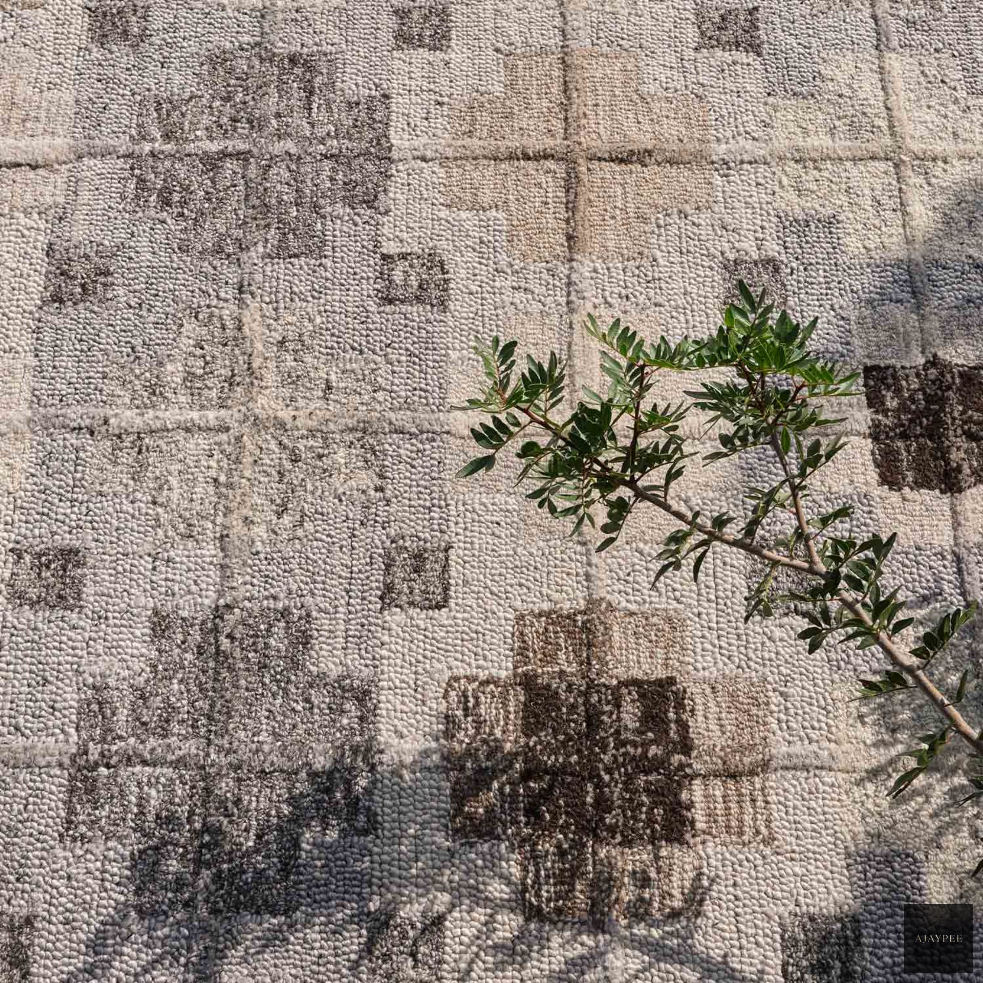 Heck Handtufted Woollen Rug By Mariella Ienna - Cotton - Hand Tufted - Ajaypee Carpets (Thumbnail 7)