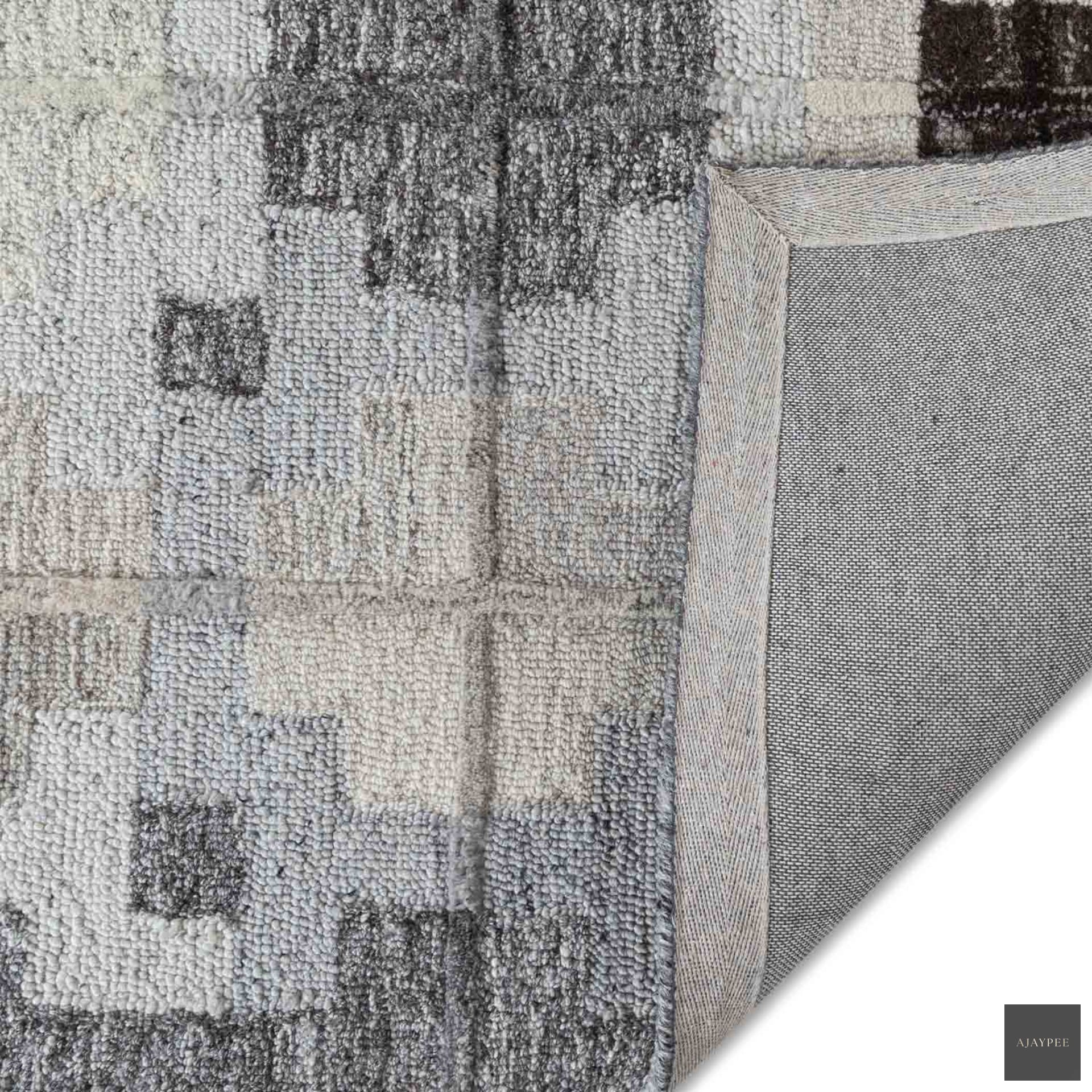 Heck Handtufted Woollen Rug By Mariella Ienna - Cotton - Hand Tufted - Ajaypee Carpets (Thumbnail 9)