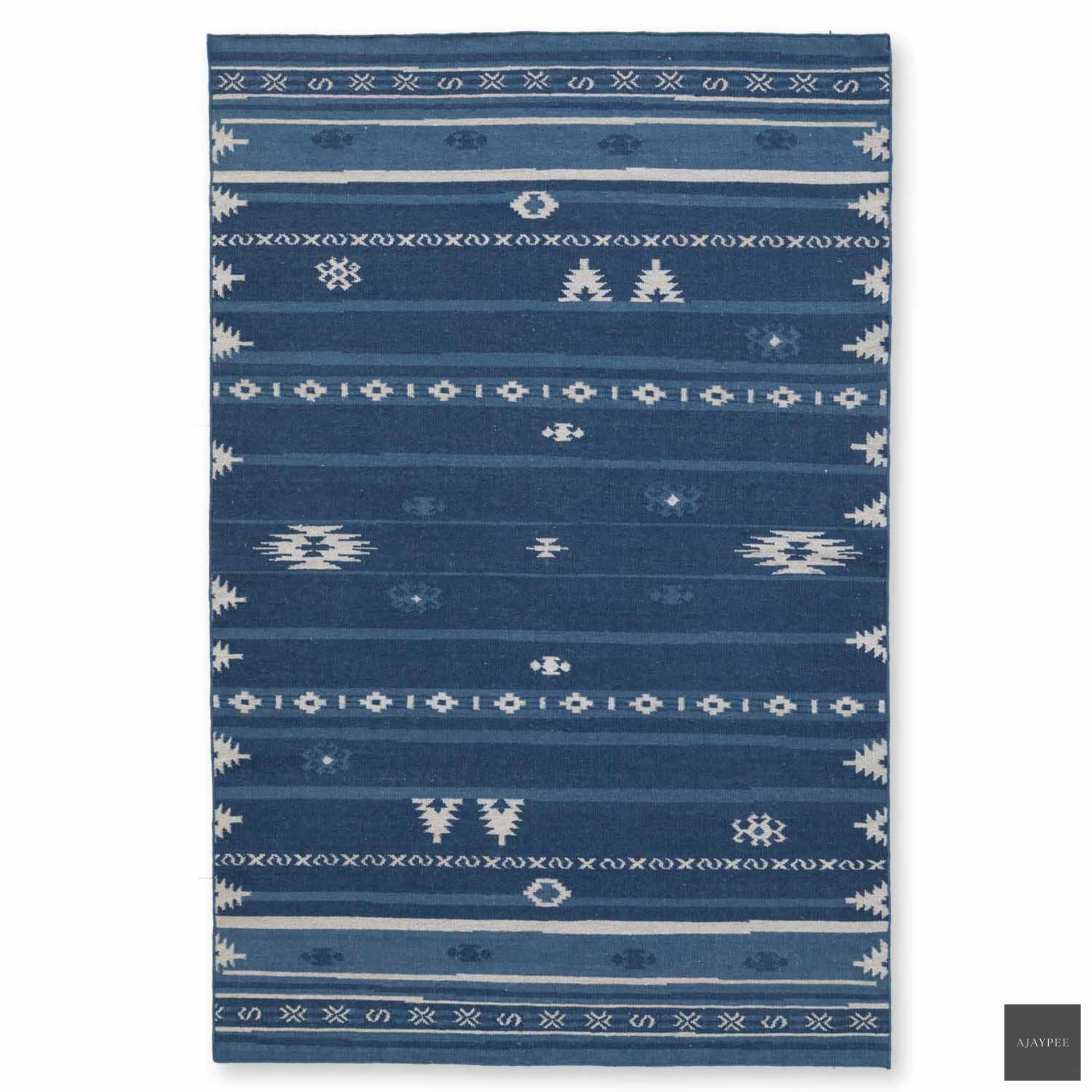 Henna Hand Woven Woollen Kilim handmade carpet
