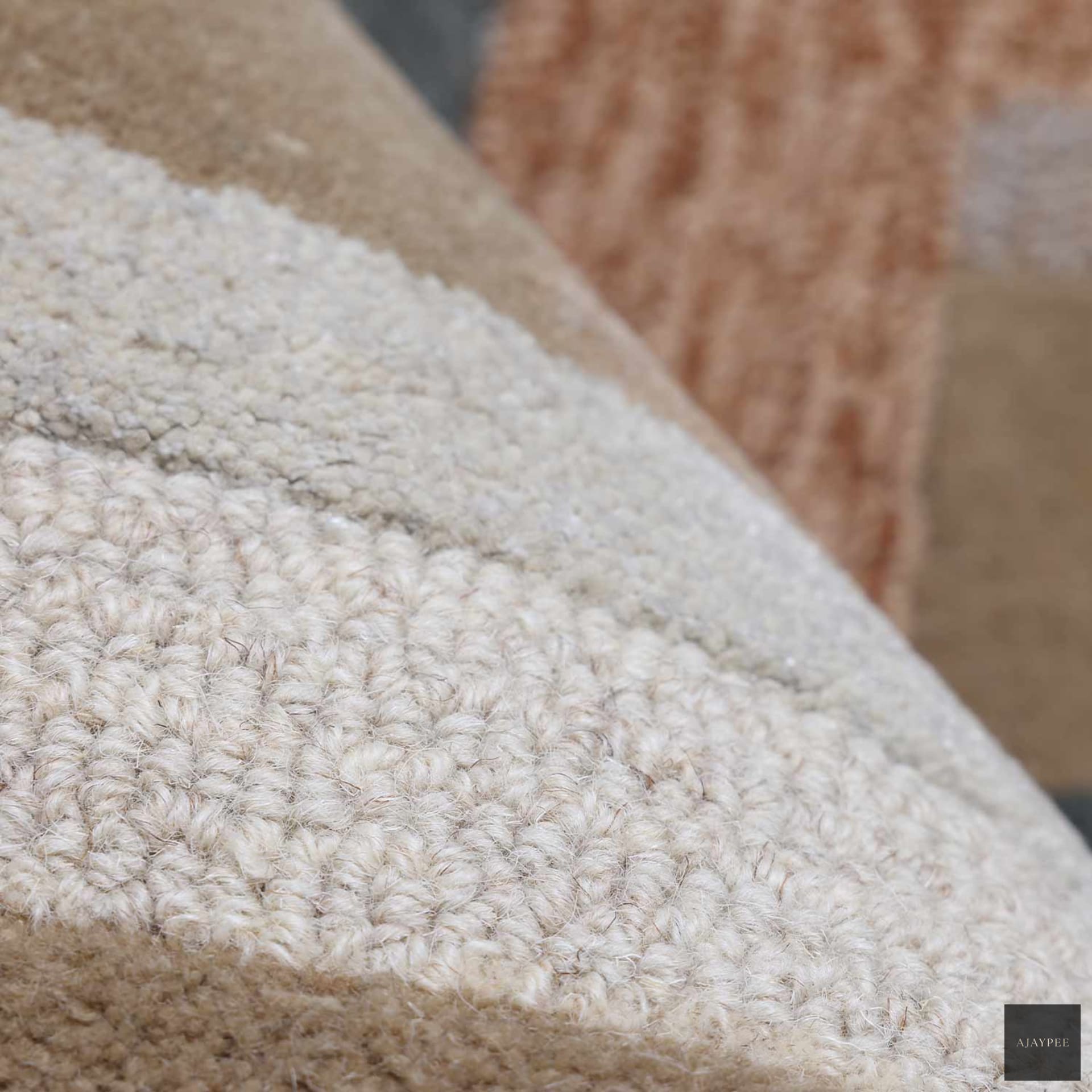 Heqet Hand Tufted Woollen And Viscose Rug - Cotton - Hand Tufted - Ajaypee Carpets (Thumbnail 5)
