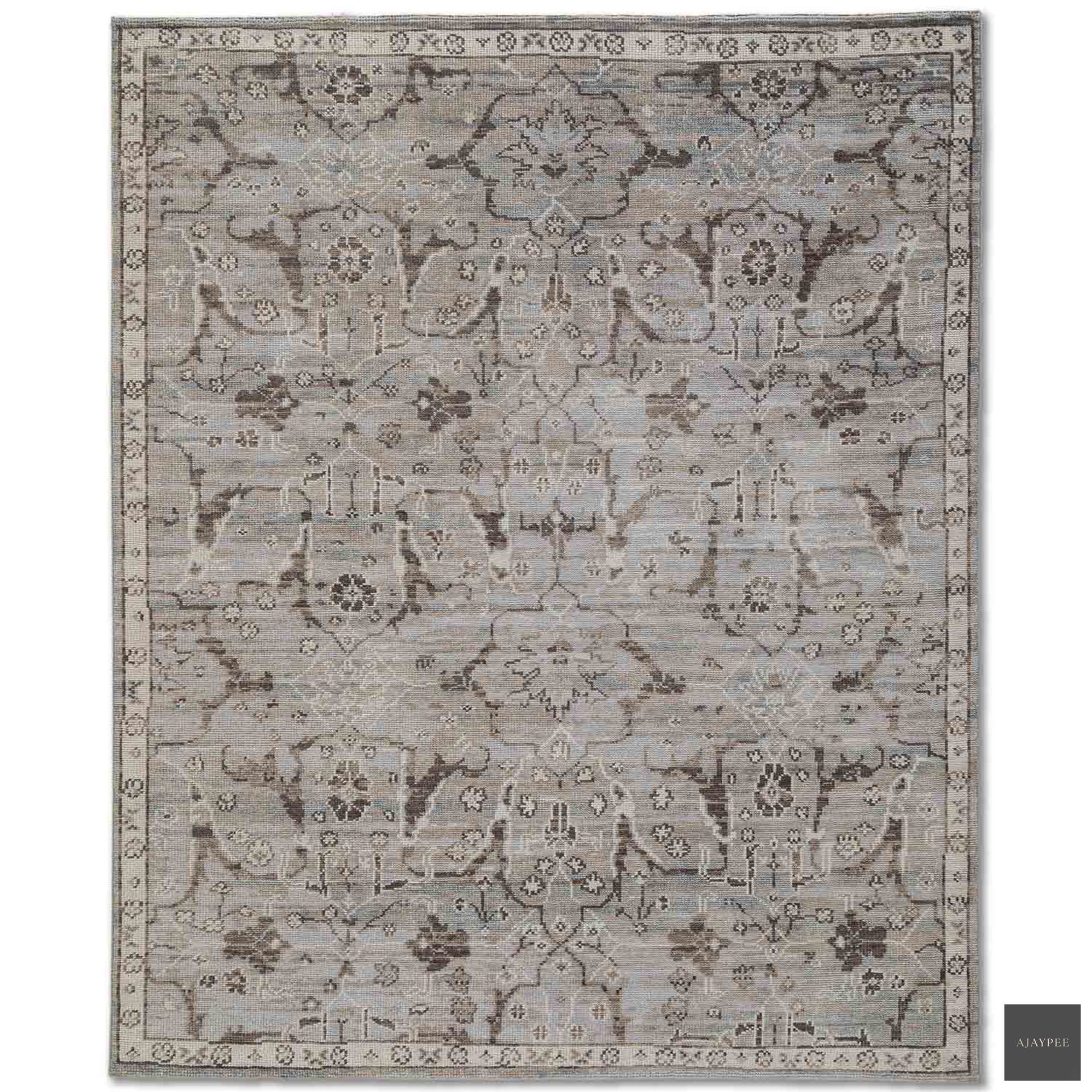 Ibrahim Hand Knotted Woollen Rug handmade carpet