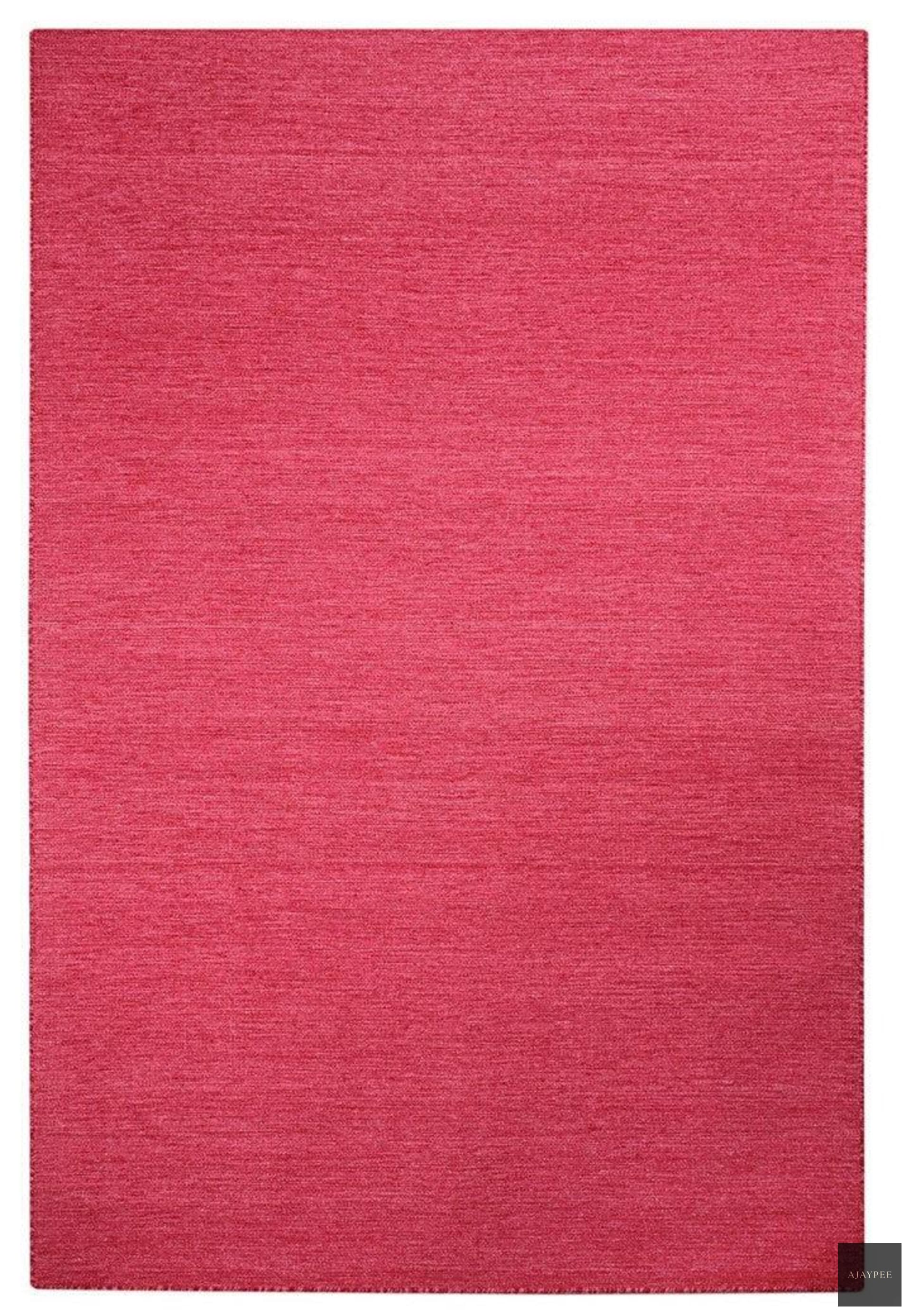 Wool Handwoven Rug Plauf - Cotton - Flatweave - Ajaypee Carpets (View 1)