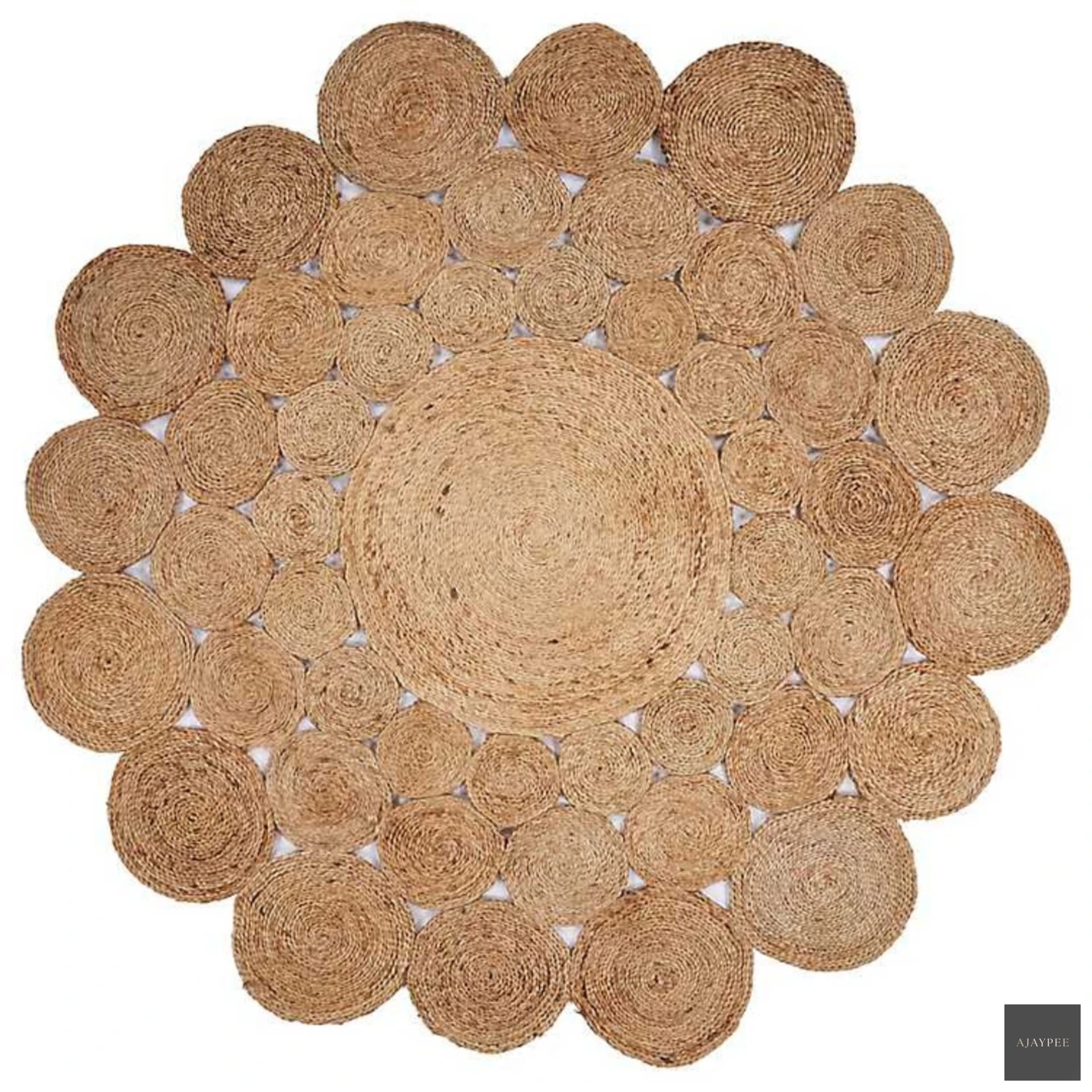 Rishikesh Hemp HandWoven - Hemp - Flatweave - Ajaypee Carpets (Thumbnail 3)
